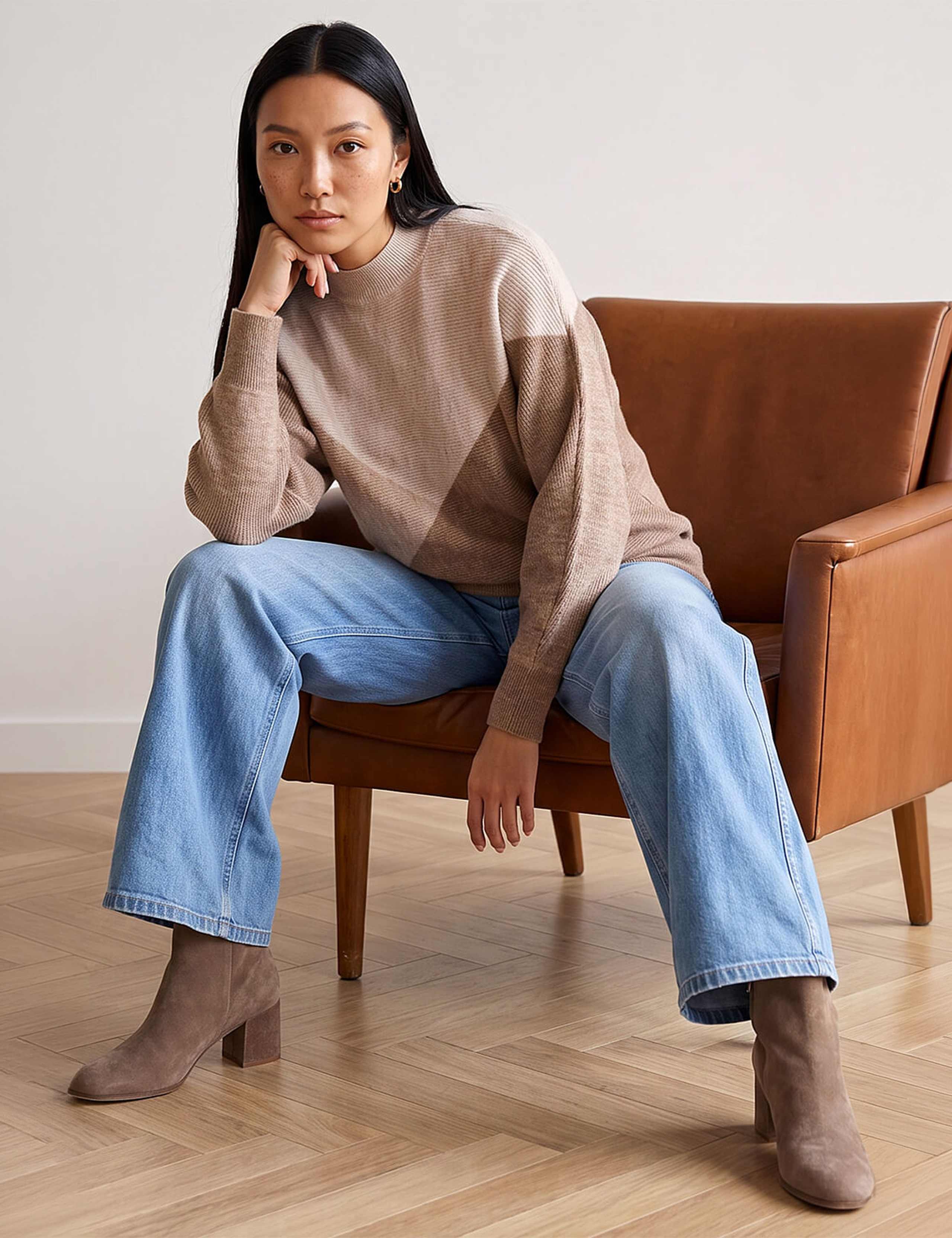 Colour Block Soft Knit Jumper 2 of 4