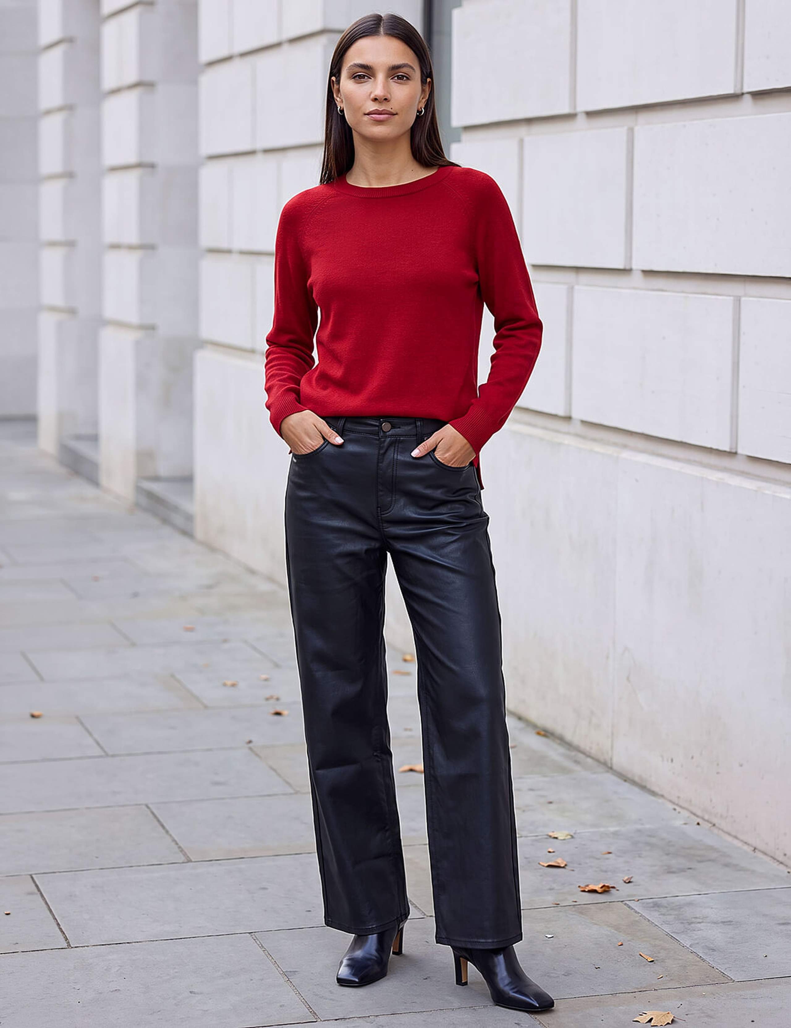 Plain Soft Crew Neck Jumper 2 of 4