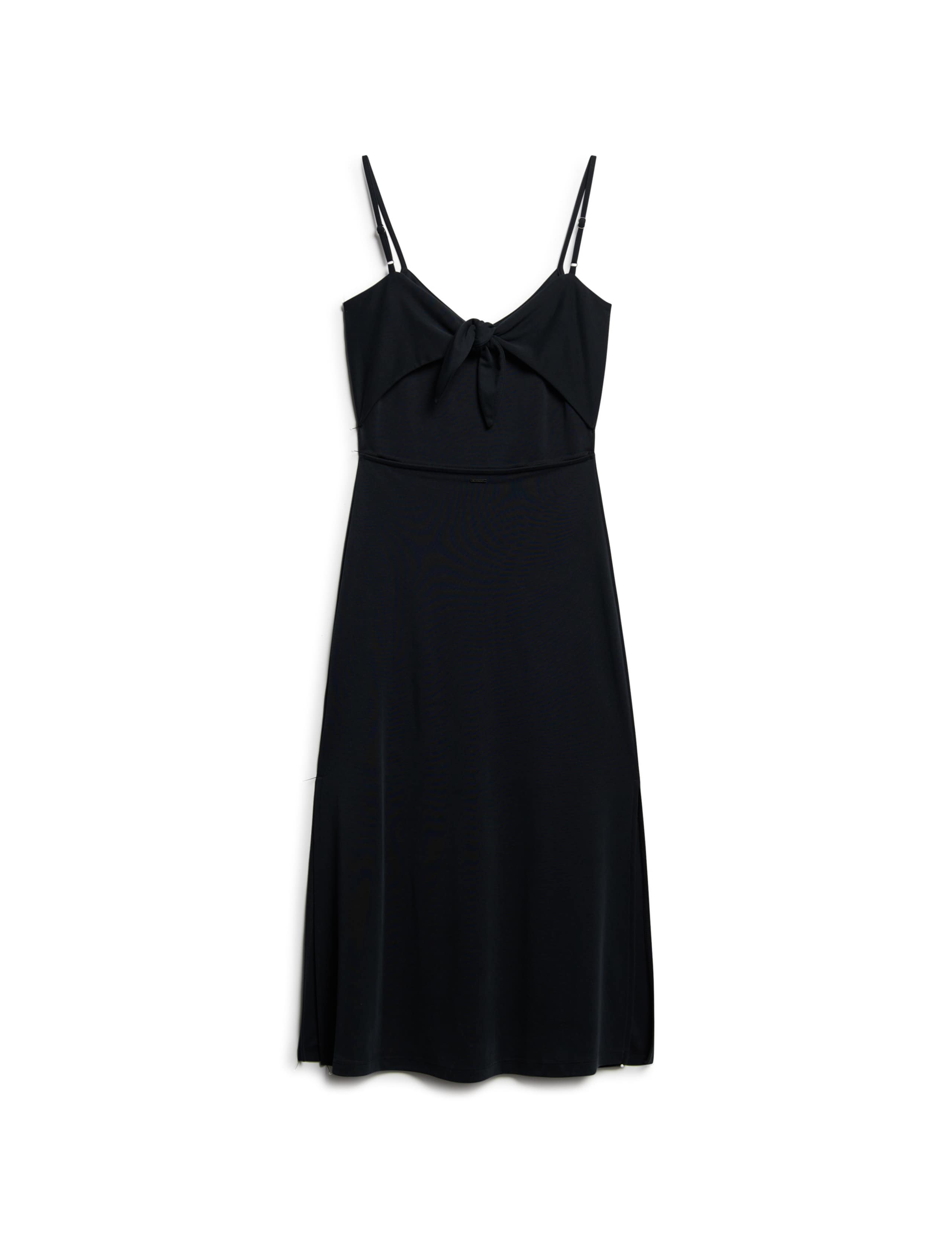 Jersey V-Neck Cut Out Detail Midi Slip Dress 2 of 6