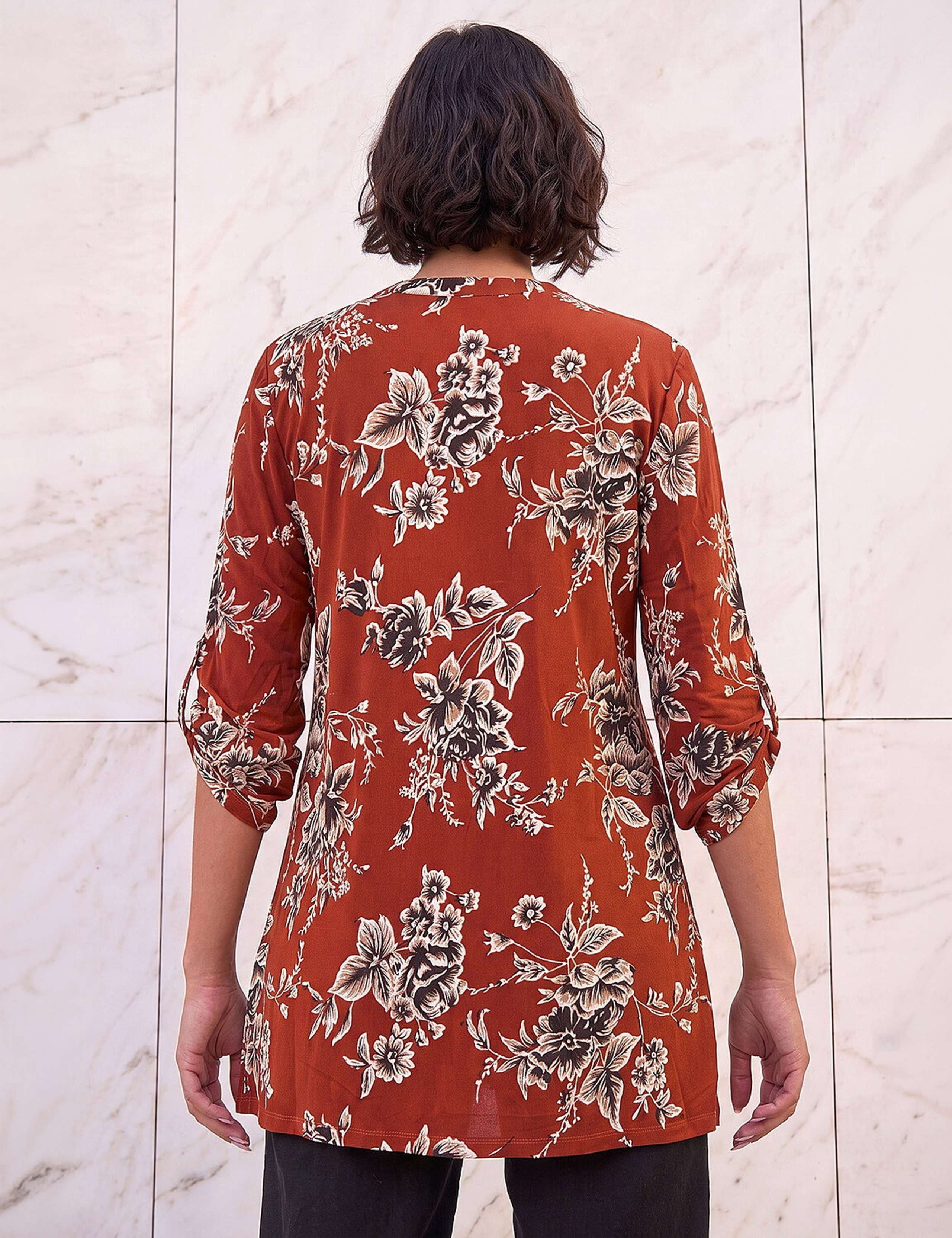 Puff Print Tunic Shirt 3 of 4