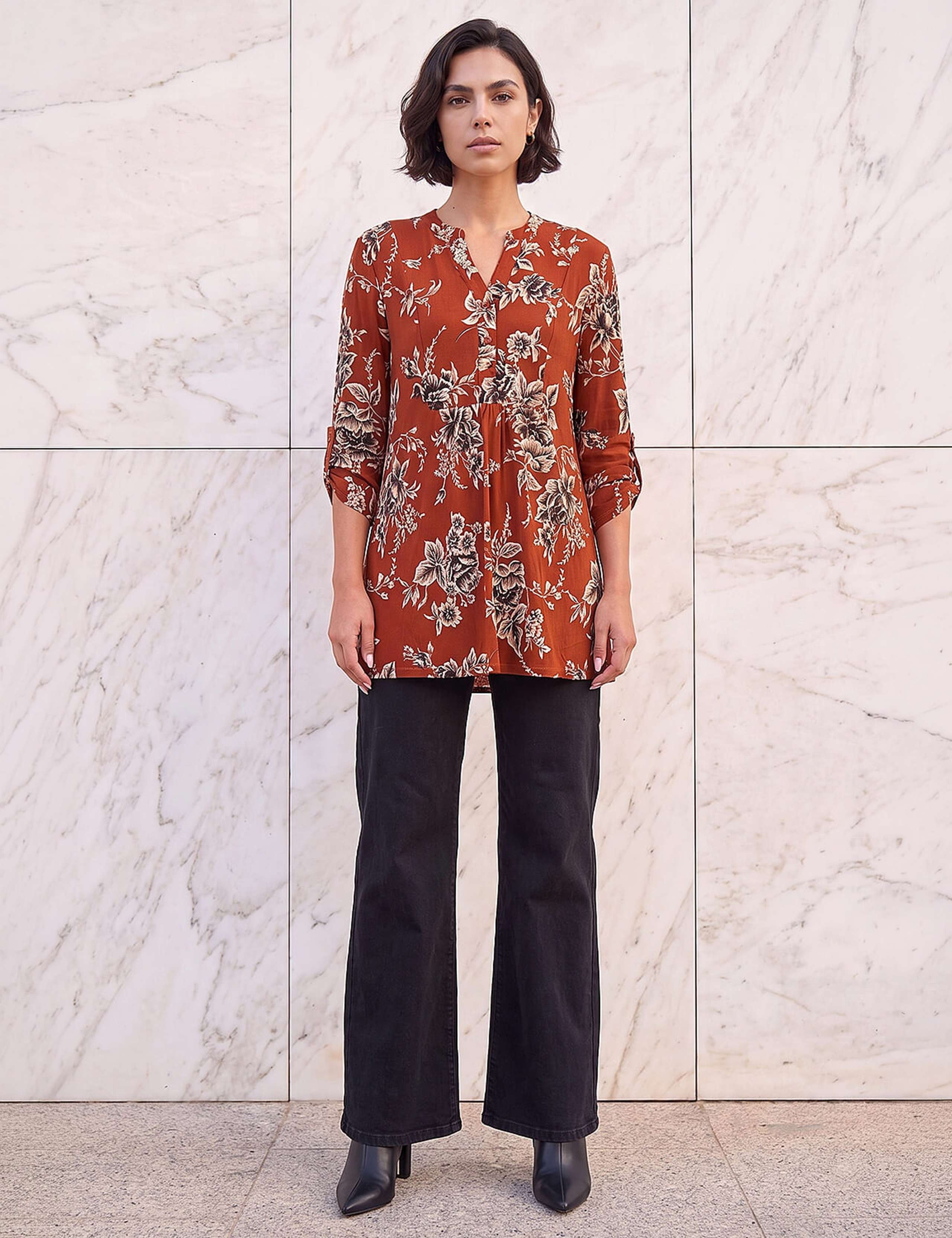 Puff Print Tunic Shirt 4 of 4