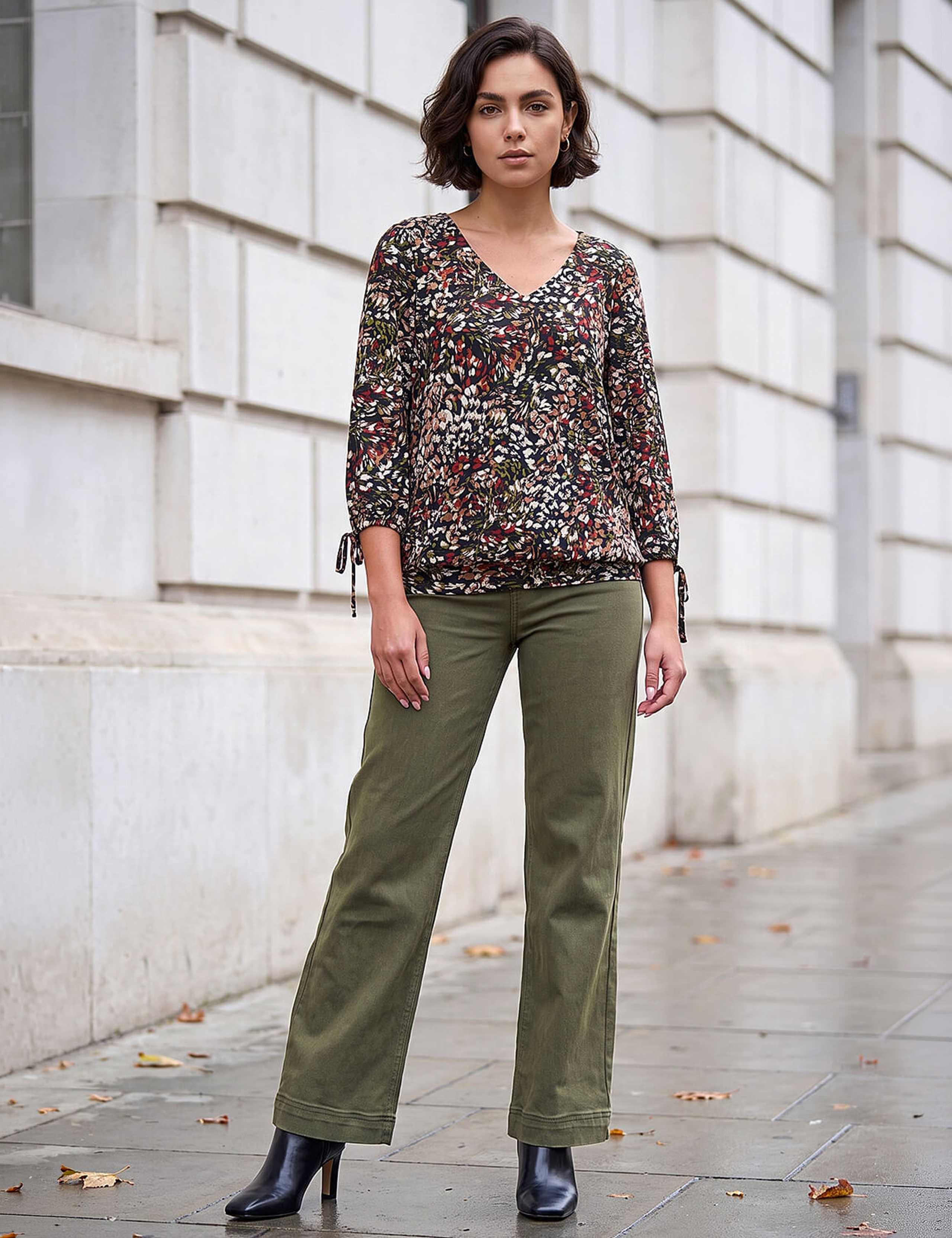 Puff Print Bubble Top 2 of 4