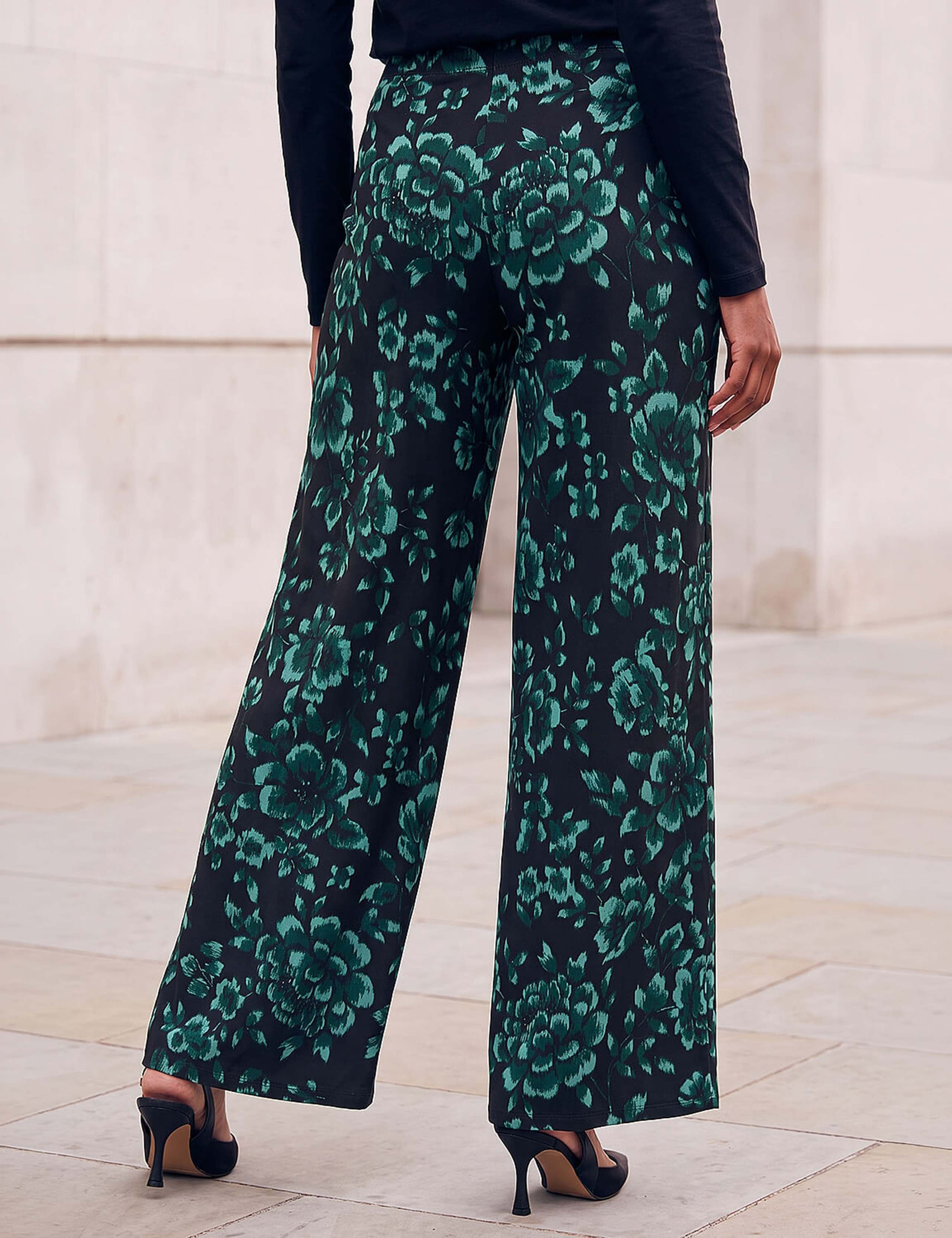 Floral Print Trousers 3 of 4