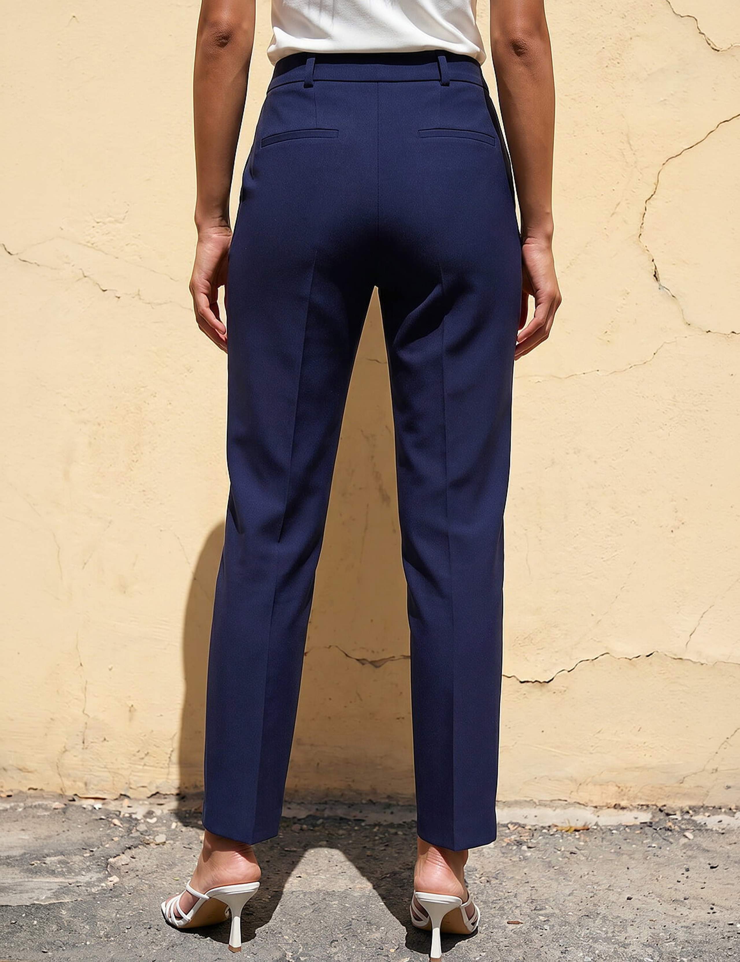 Slim Fit Cropped Trousers 2 of 3