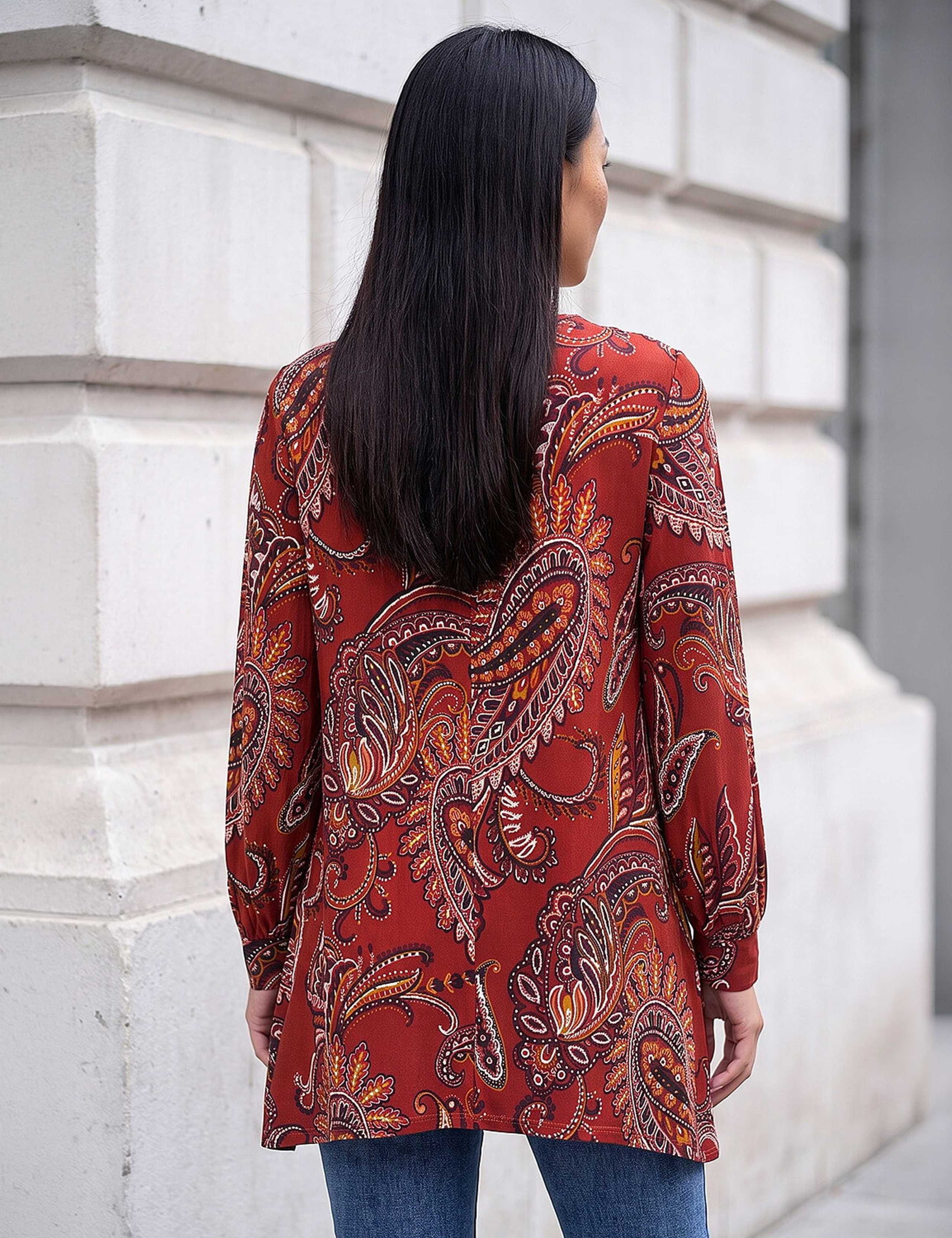 Paisley Tunic Top 3 of 4