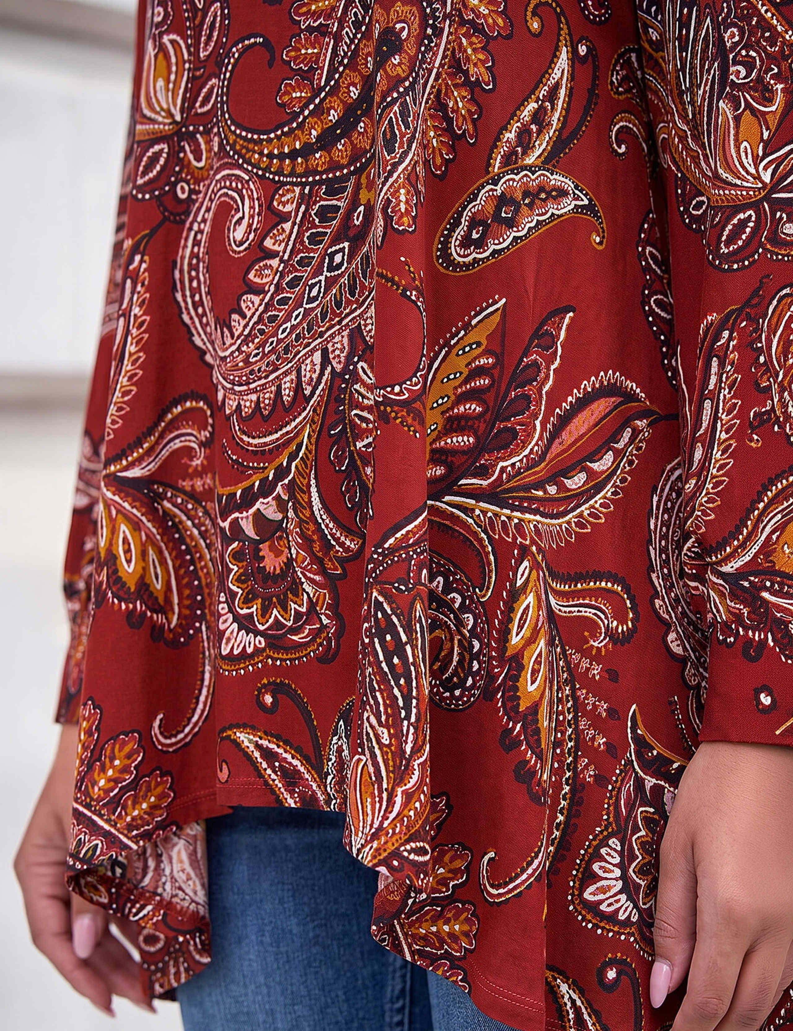 Paisley Tunic Top 4 of 4