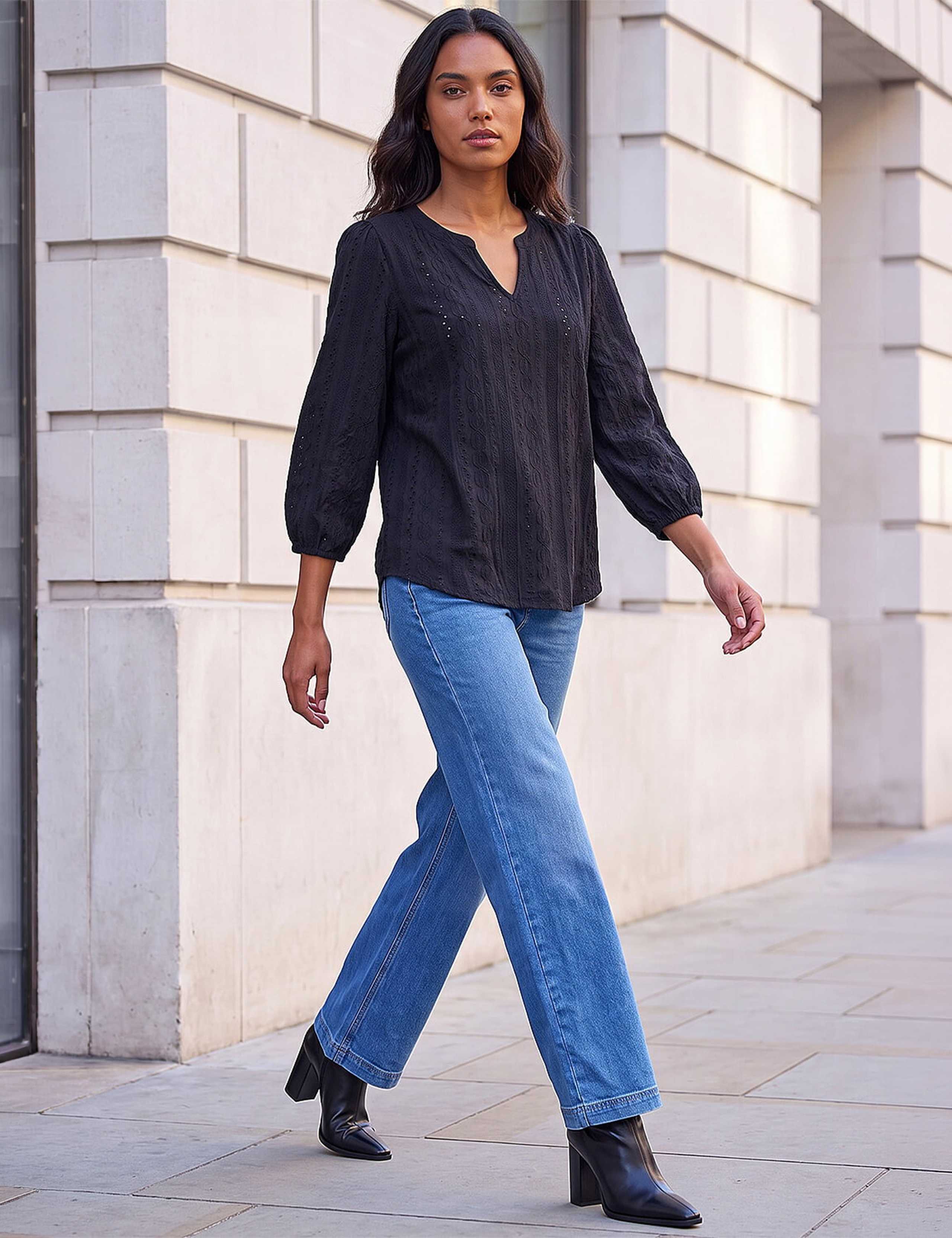 Broderie Detail Tunic Top 2 of 4