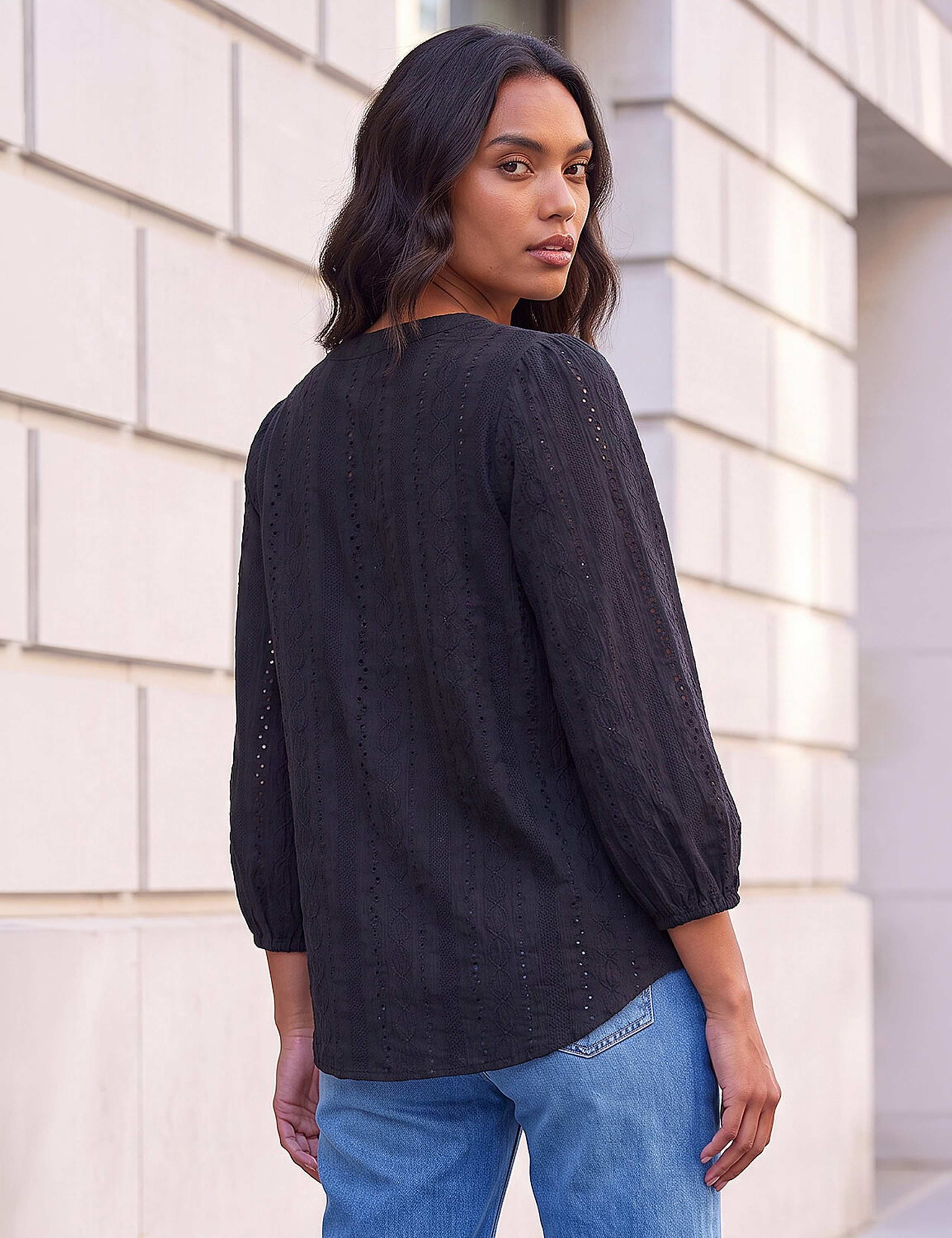 Broderie Detail Tunic Top 3 of 4