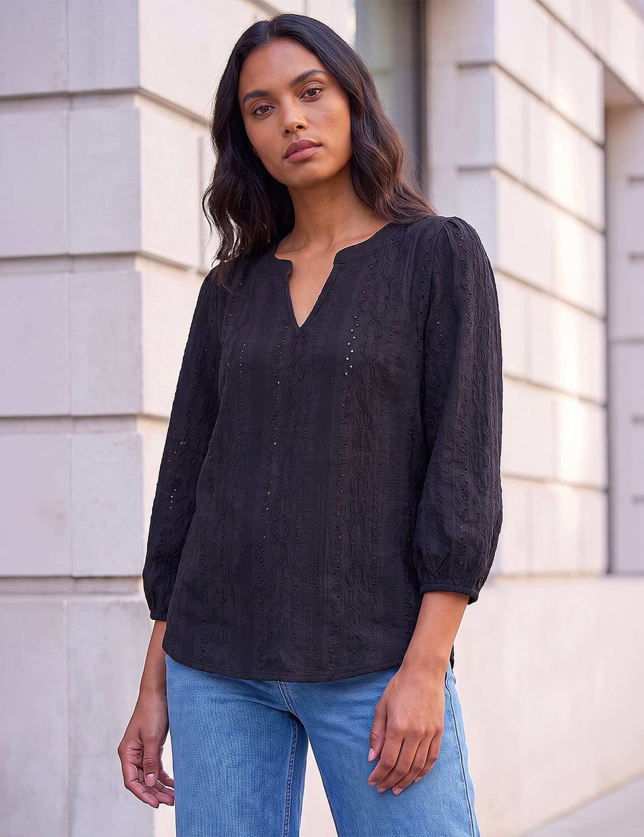 Broderie Detail Tunic Top 4 of 4
