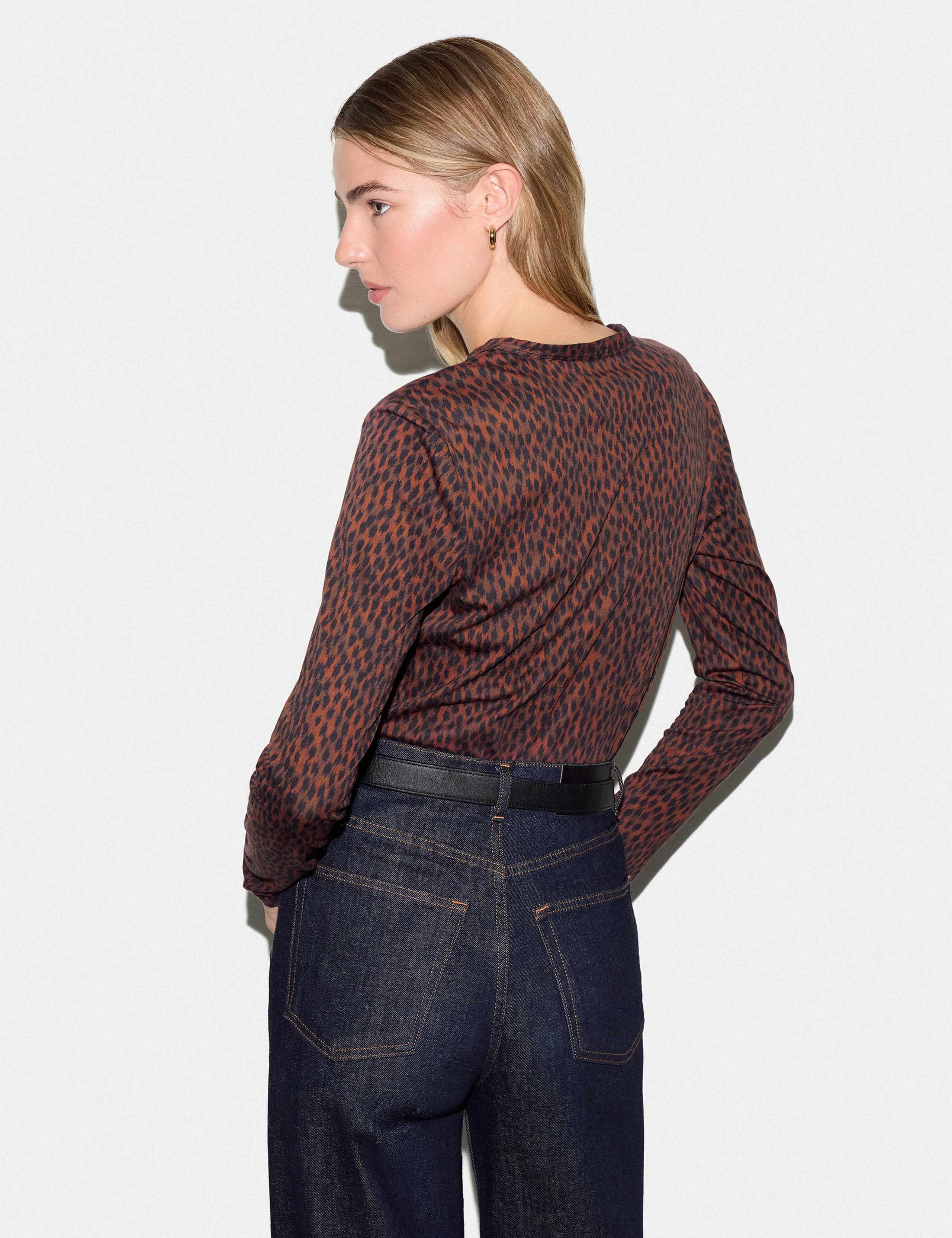 Pure Cotton Mini Leopard Print T-Shirt 5 of 5