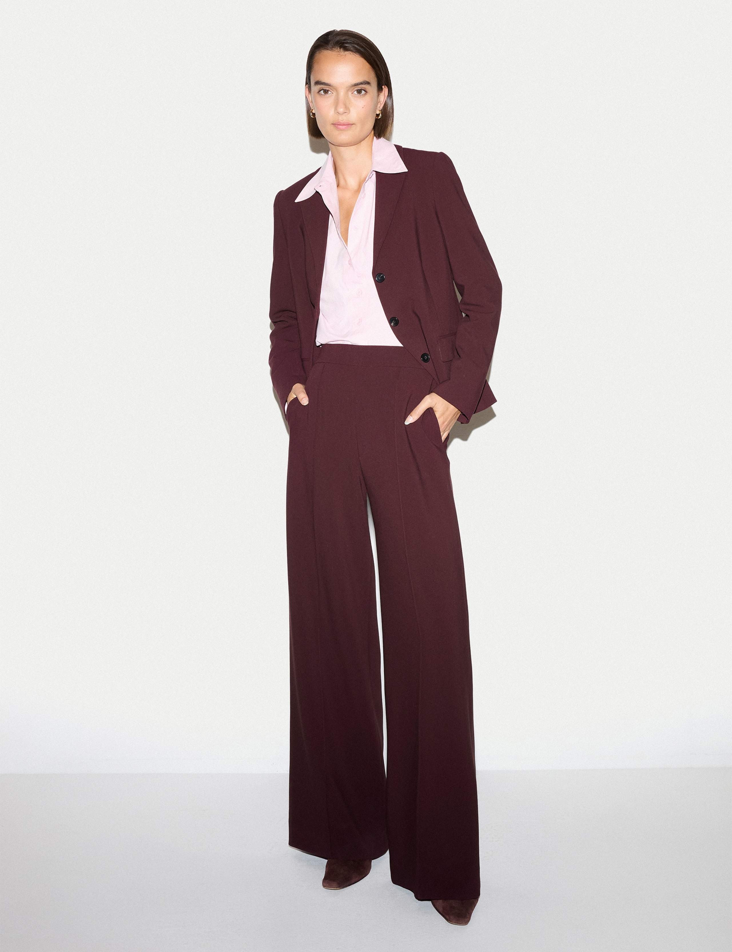 Crepe Wide Leg Trousers 3 of 6