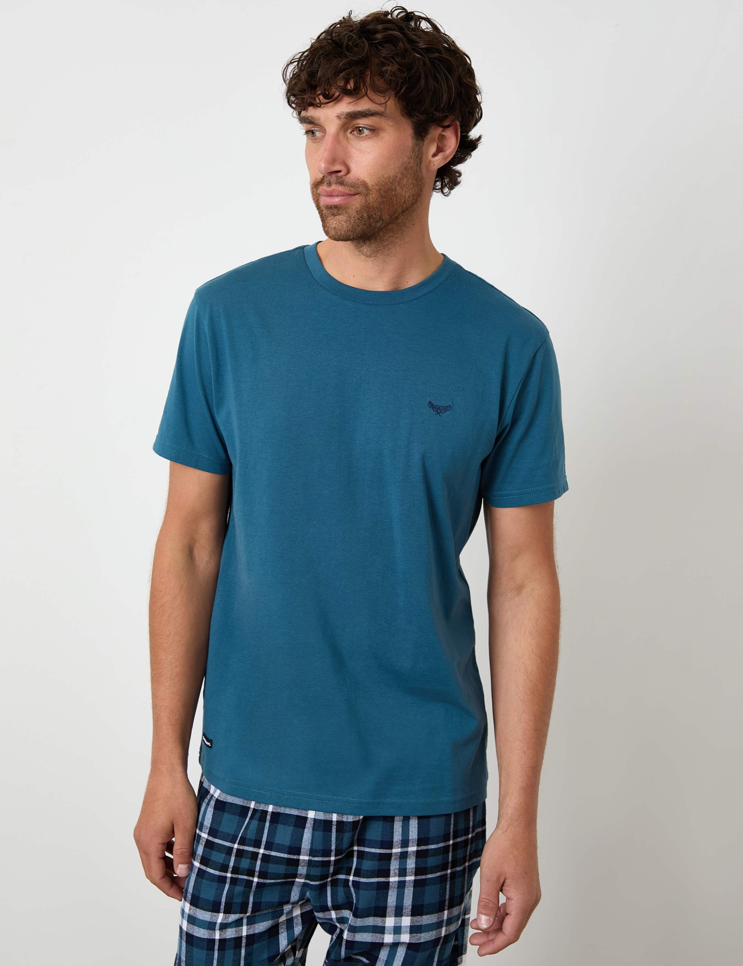Cotton Rich Checked Flannel Pyjama Set 3 of 5