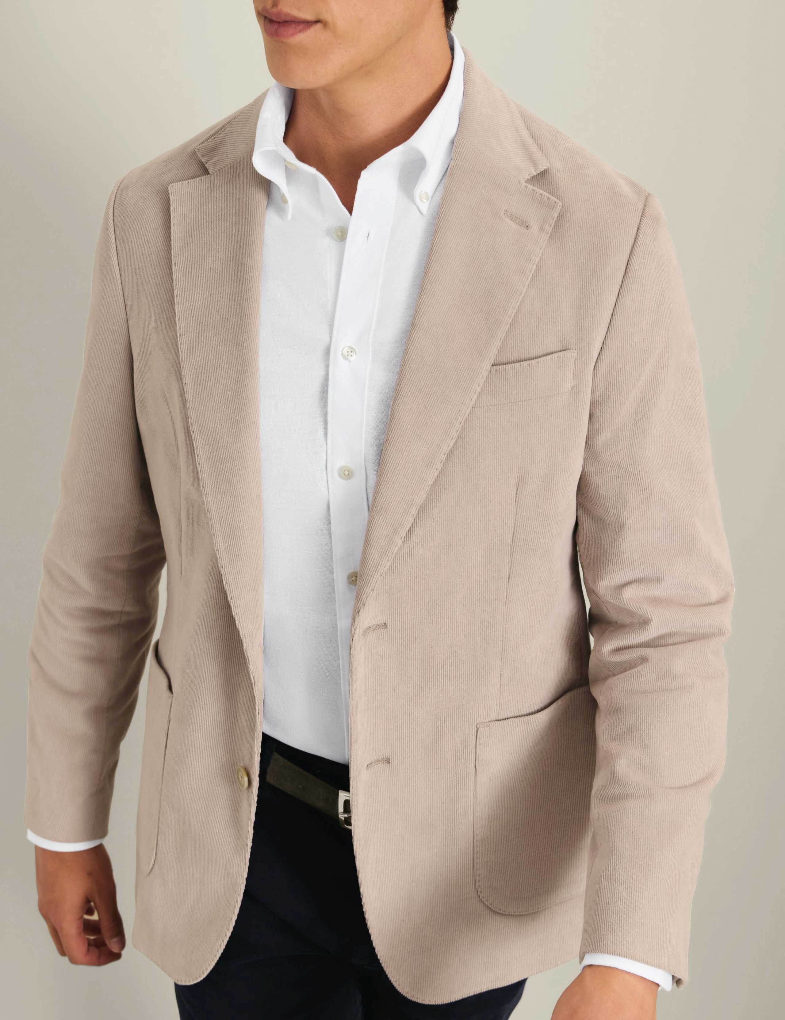 Slim Fit Cotton Rich Corduroy Blazer 2 of 5