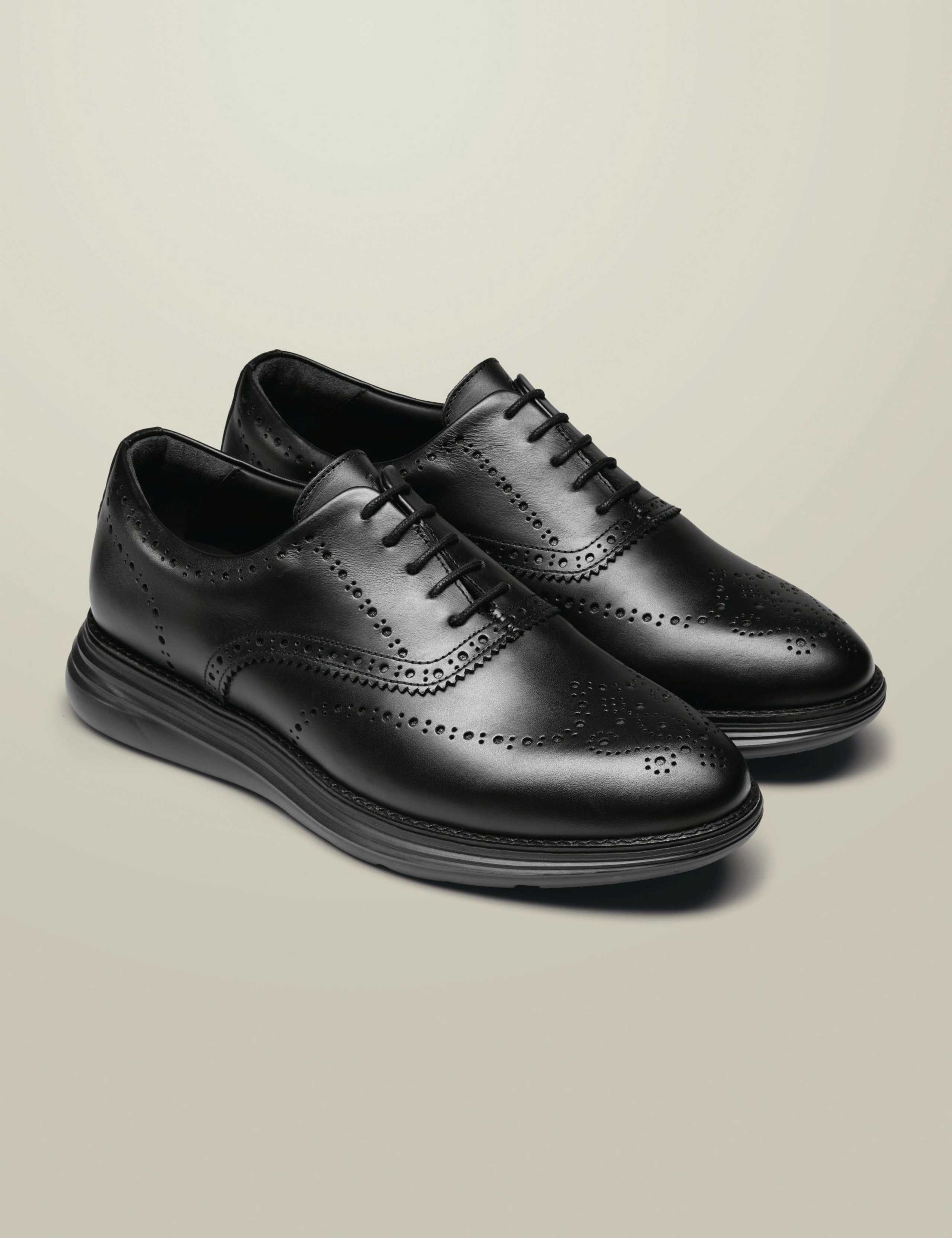 Leather Brogue Hybrid Trainers 3 of 4