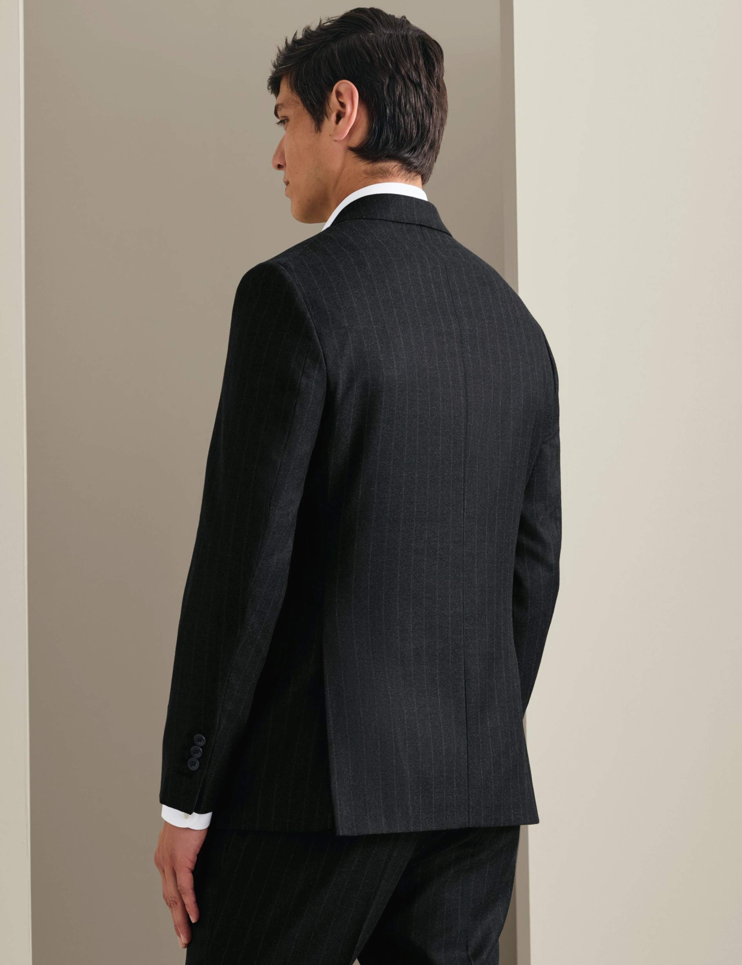 Slim Fit Wool Rich Striped Blazer 3 of 8