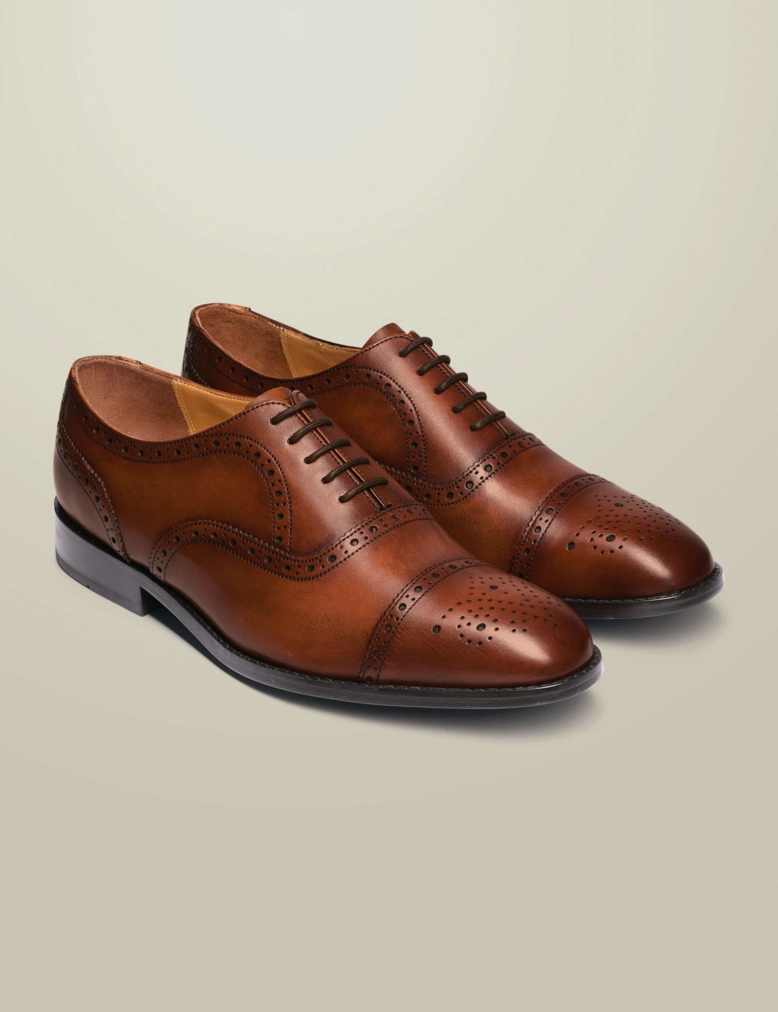 Leather Brogue Oxford Shoes 2 of 4