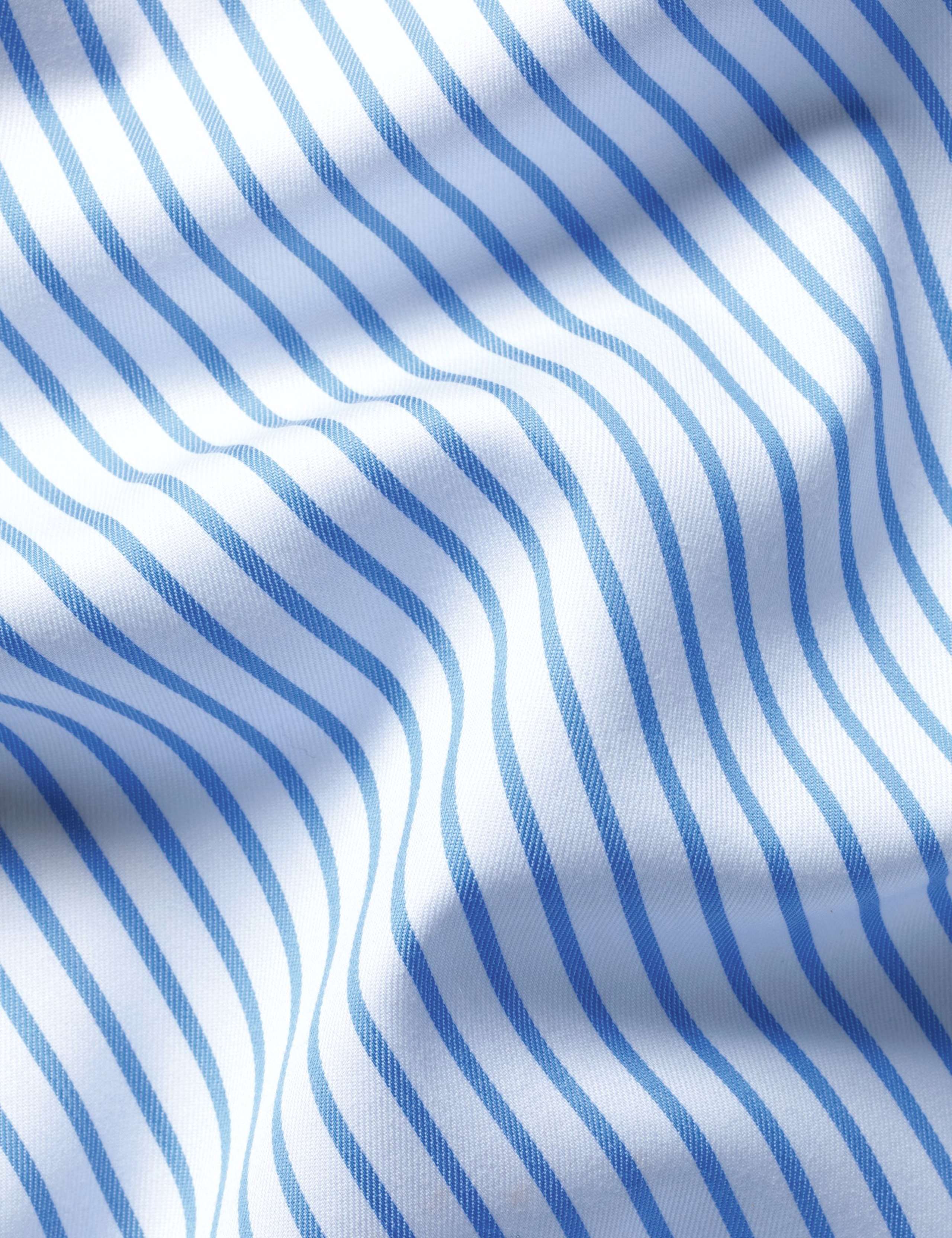 Slim Fit Non Iron Pure Cotton Striped Shirt 6 of 7