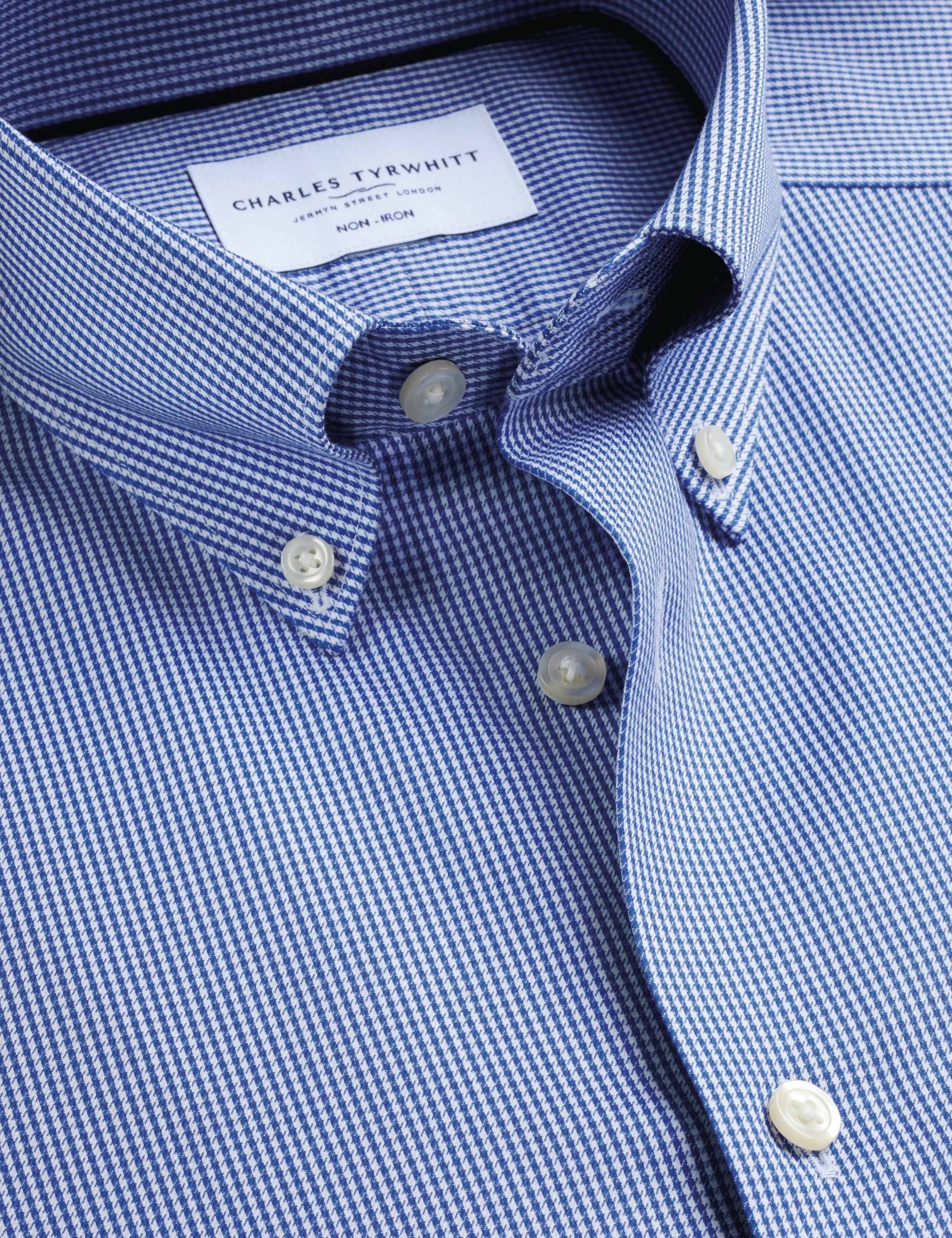 Slim Fit Non Iron Pure Cotton Twill Shirt 3 of 4