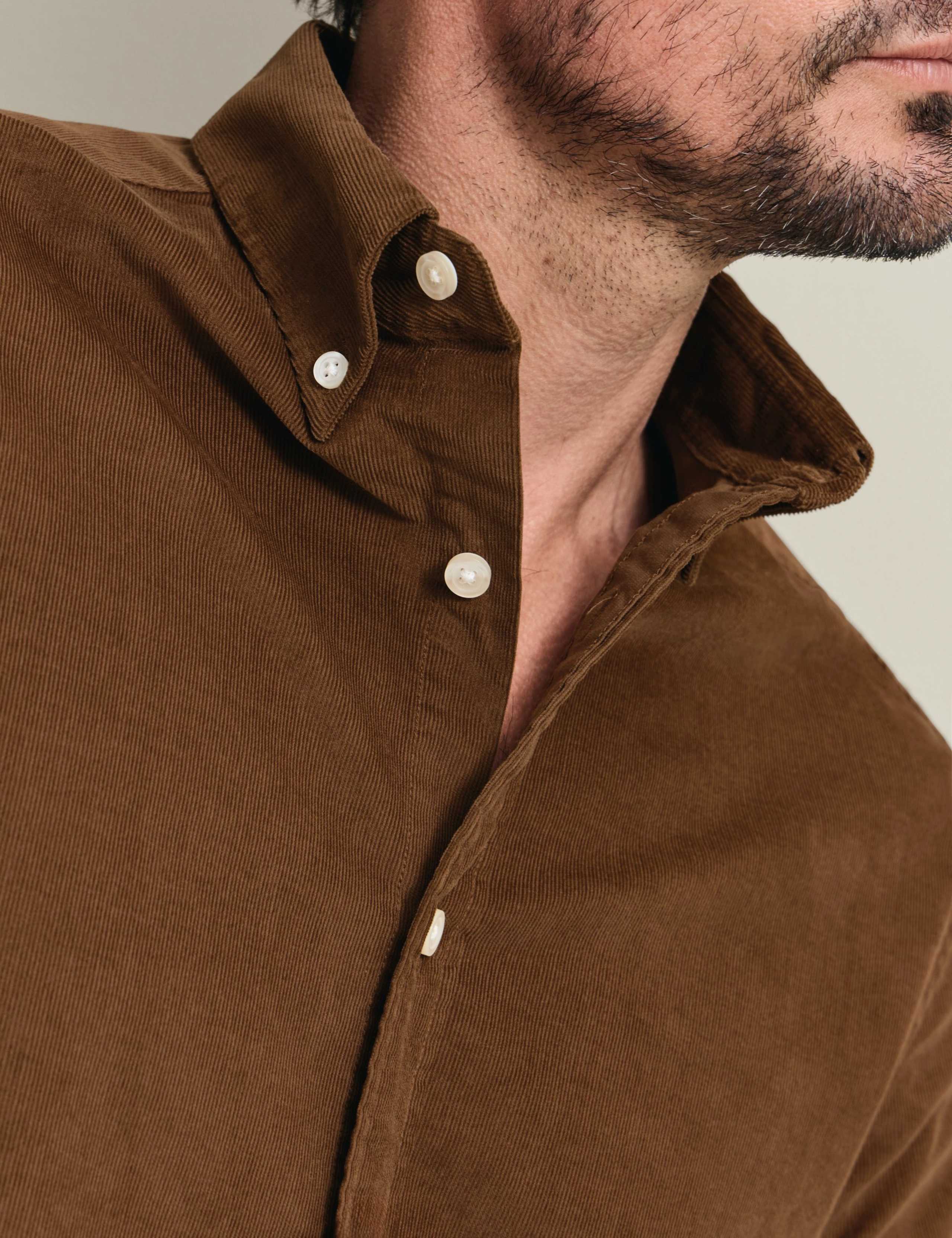 Slim Fit Corduroy Shirt 3 of 5