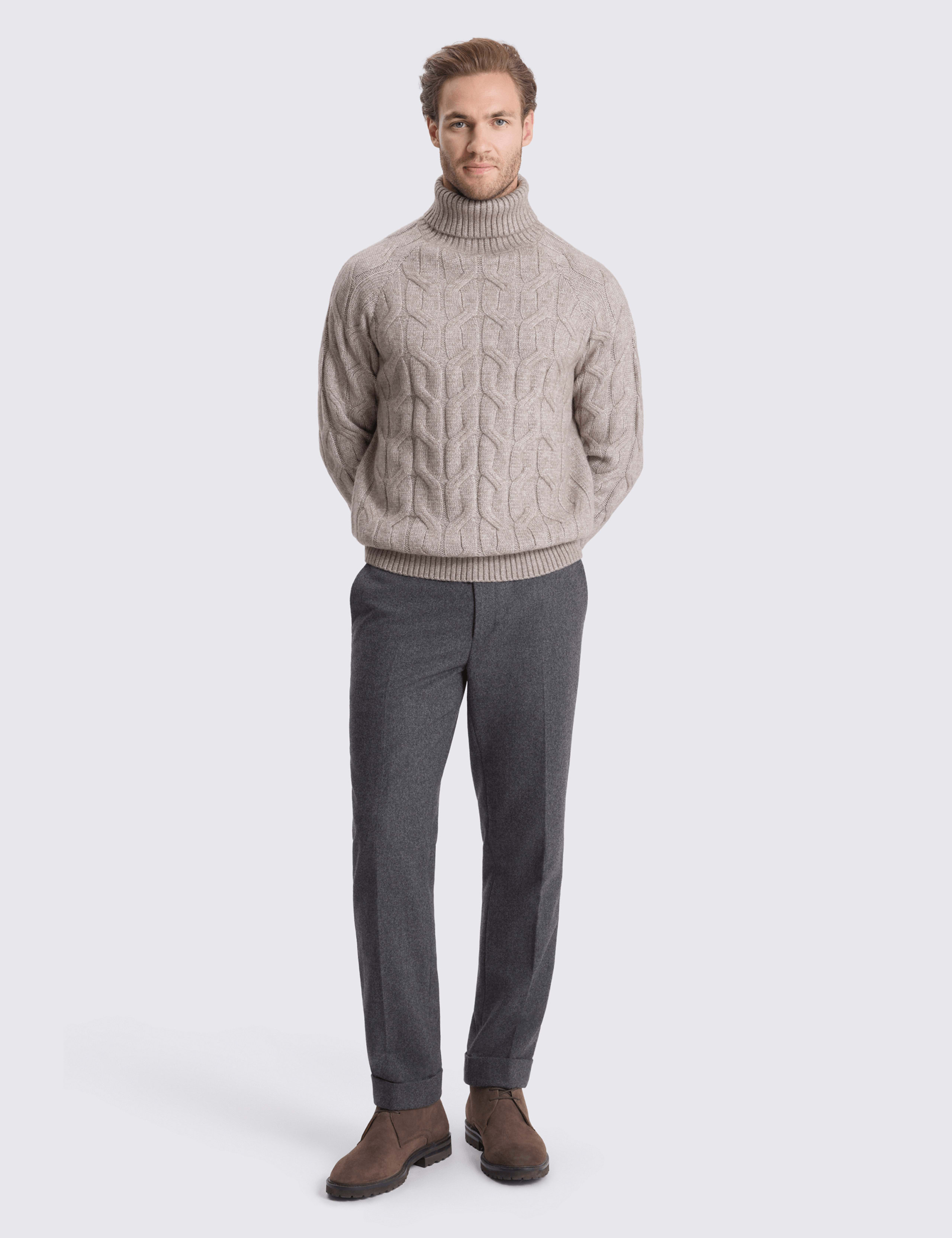 Cable Knit Roll Neck Jumper 2 of 4