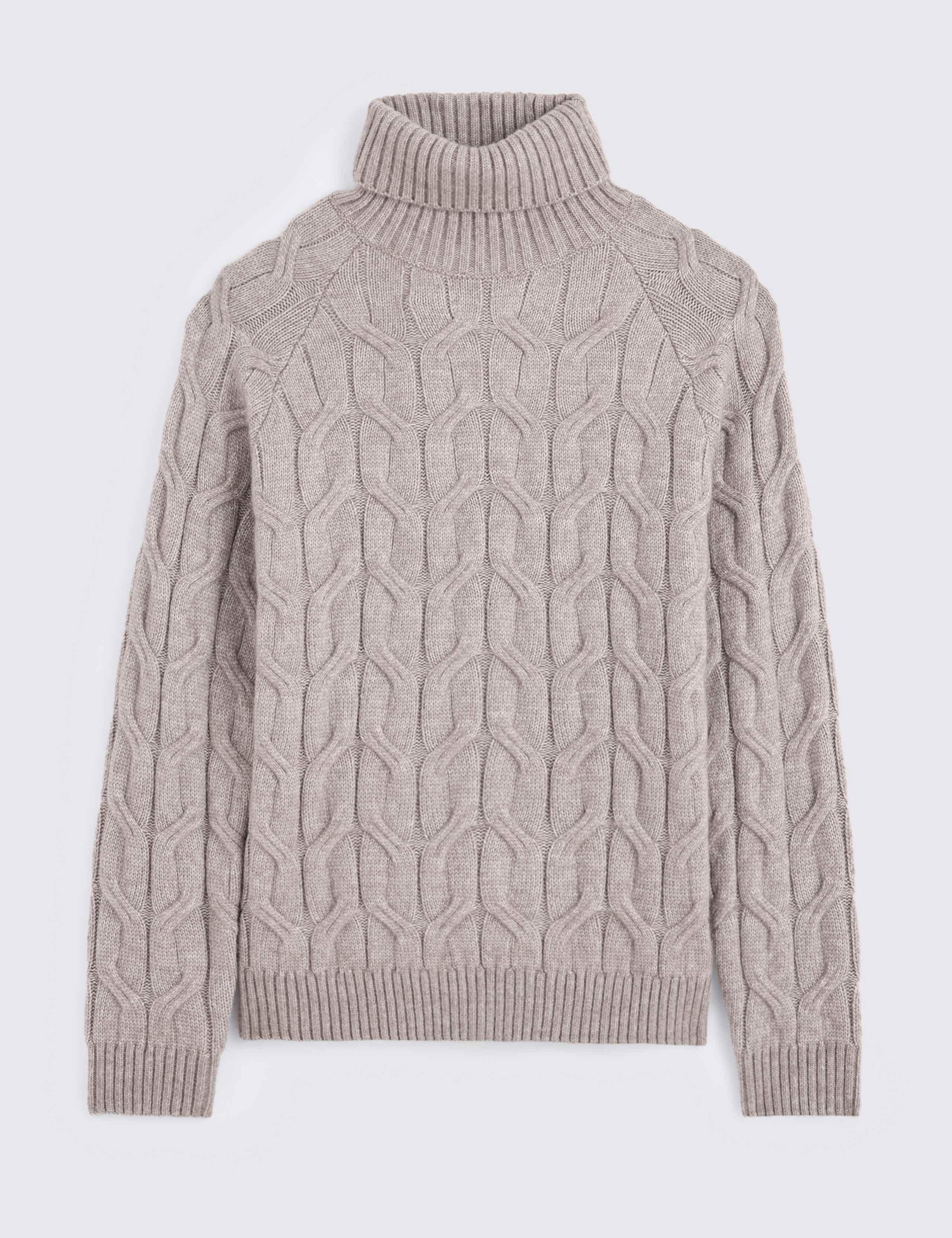 Cable Knit Roll Neck Jumper 4 of 4