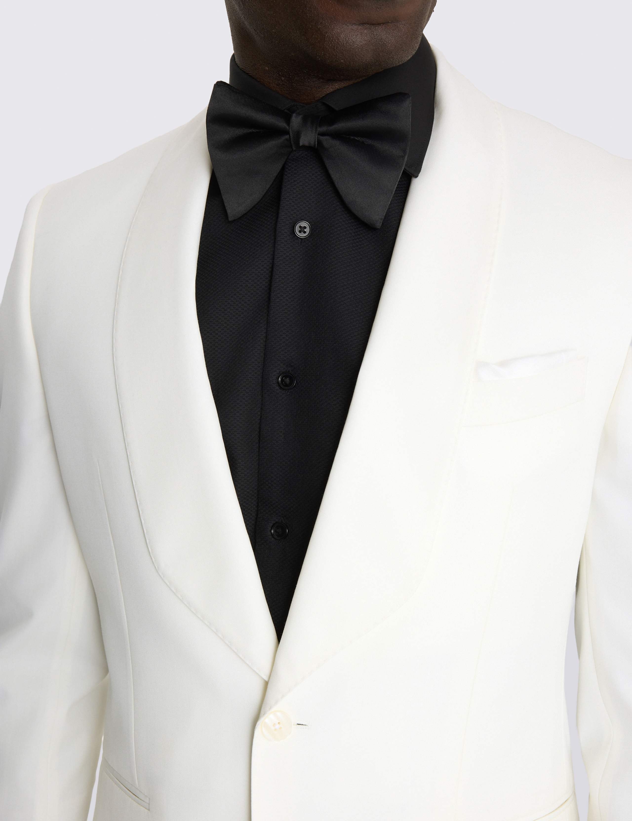 Tailored Fit Wool Blend Tuxedo Jacket 4 of 5