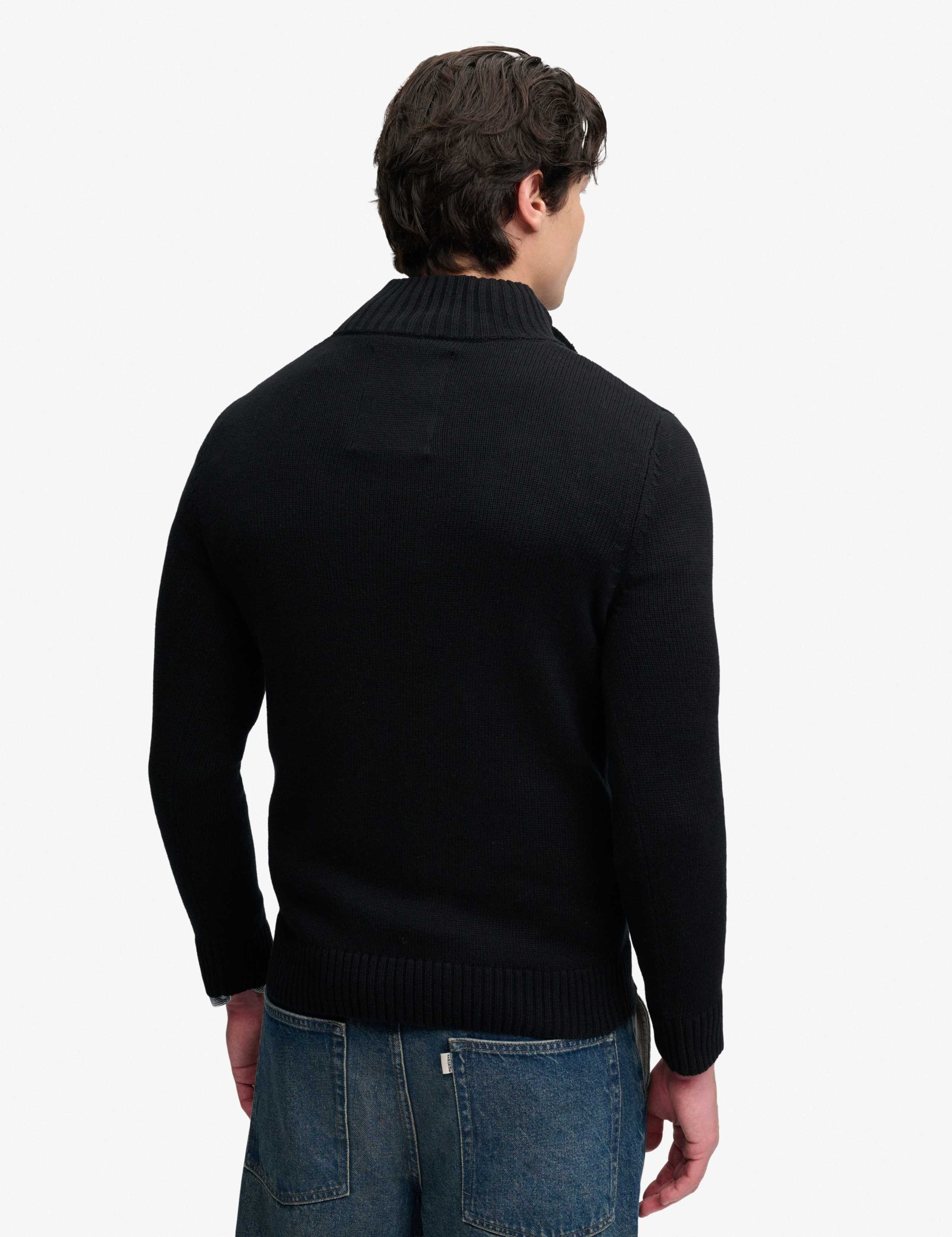 Pure Cotton Button Henley Jumper 6 of 7
