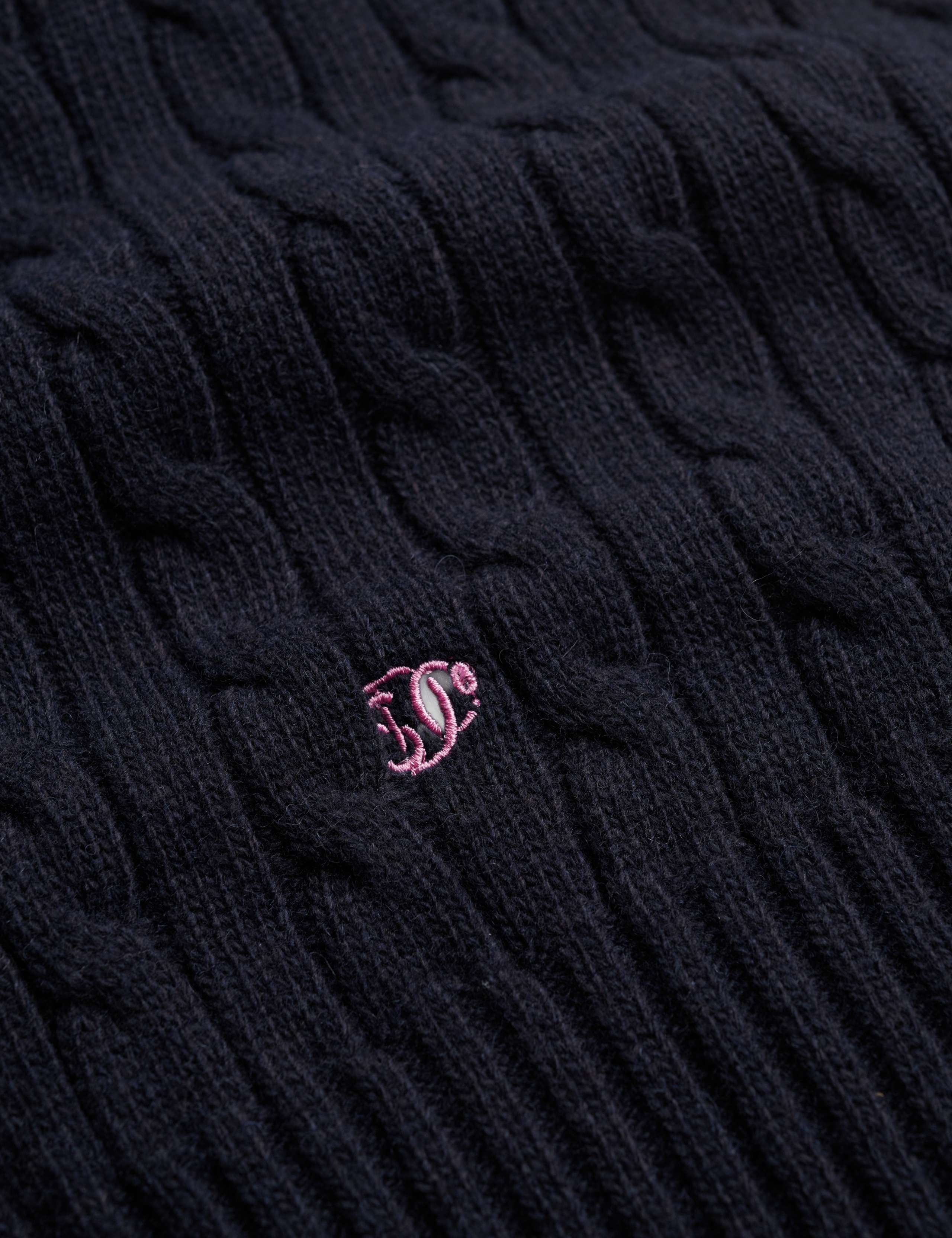 Wool Blend Cable Knit Scarf 4 of 4