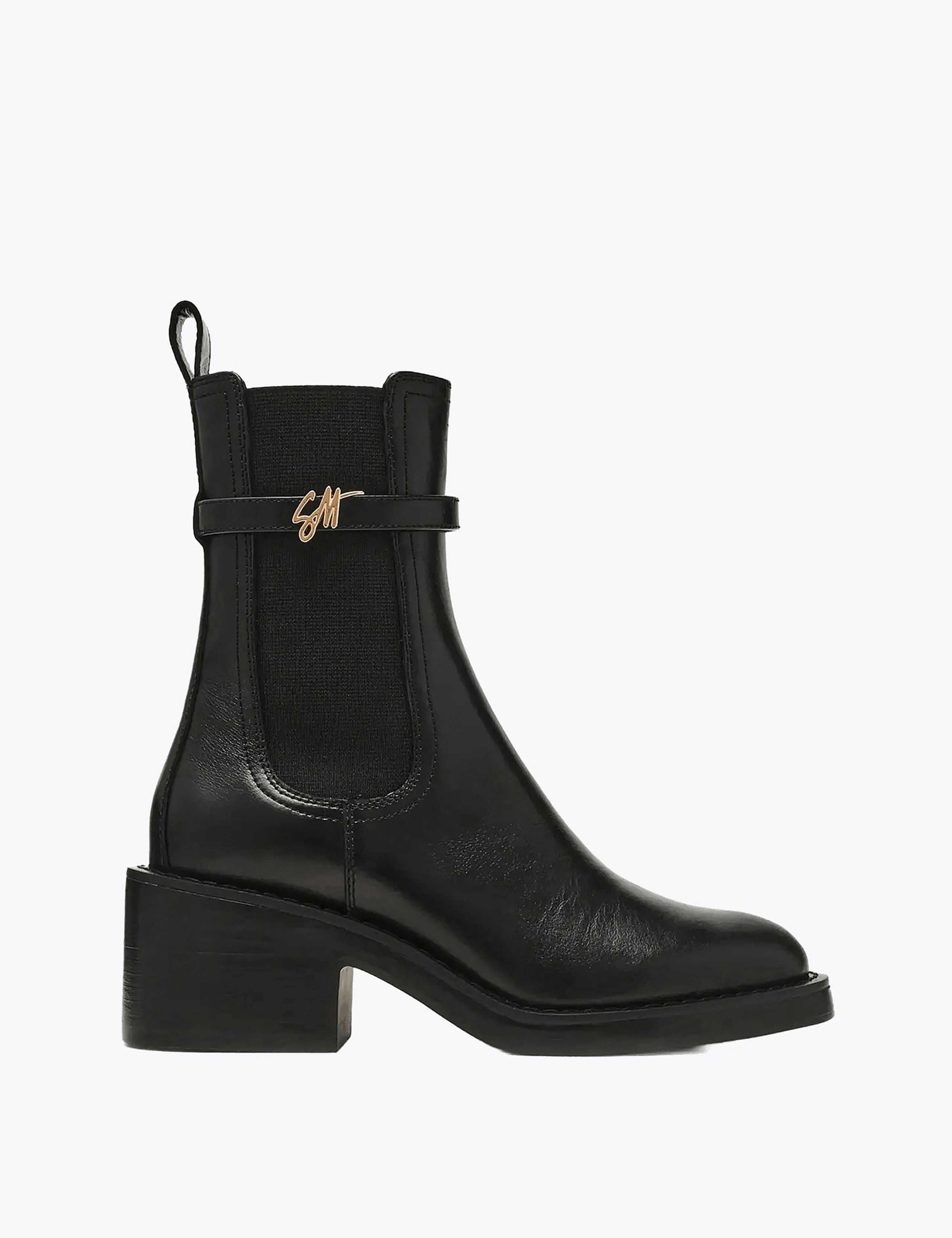 Chelsea Block Heel Ankle Boots 1 of 5