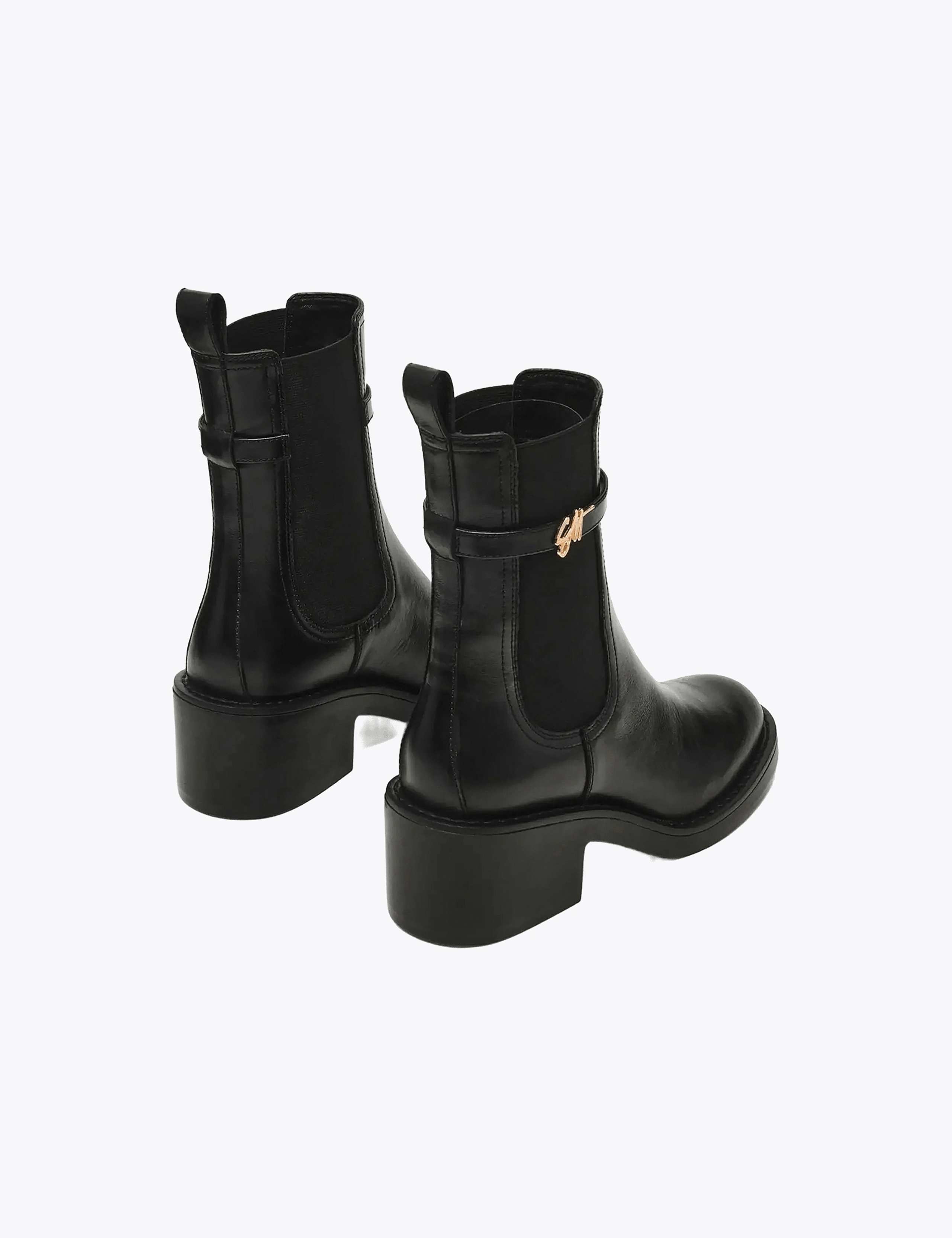 Chelsea Block Heel Ankle Boots 4 of 5