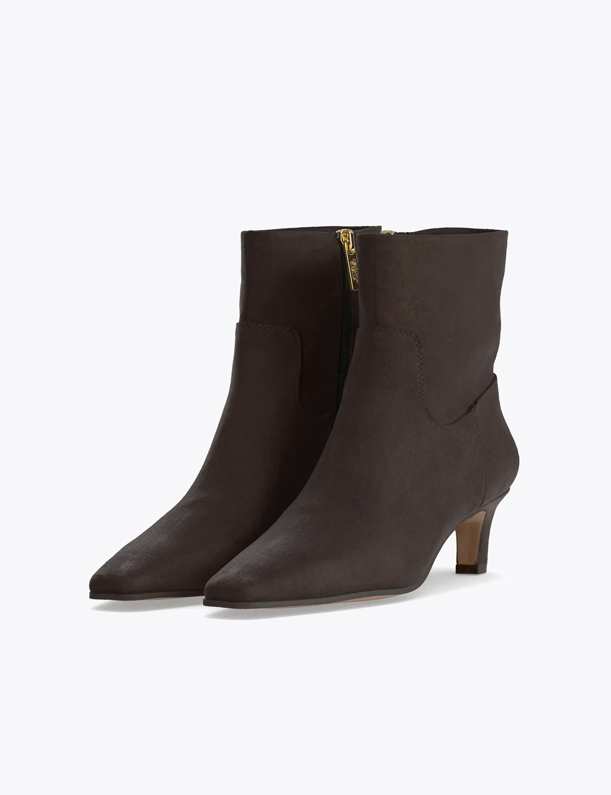 Kitten Heel Pointed Ankle Boots 3 of 6
