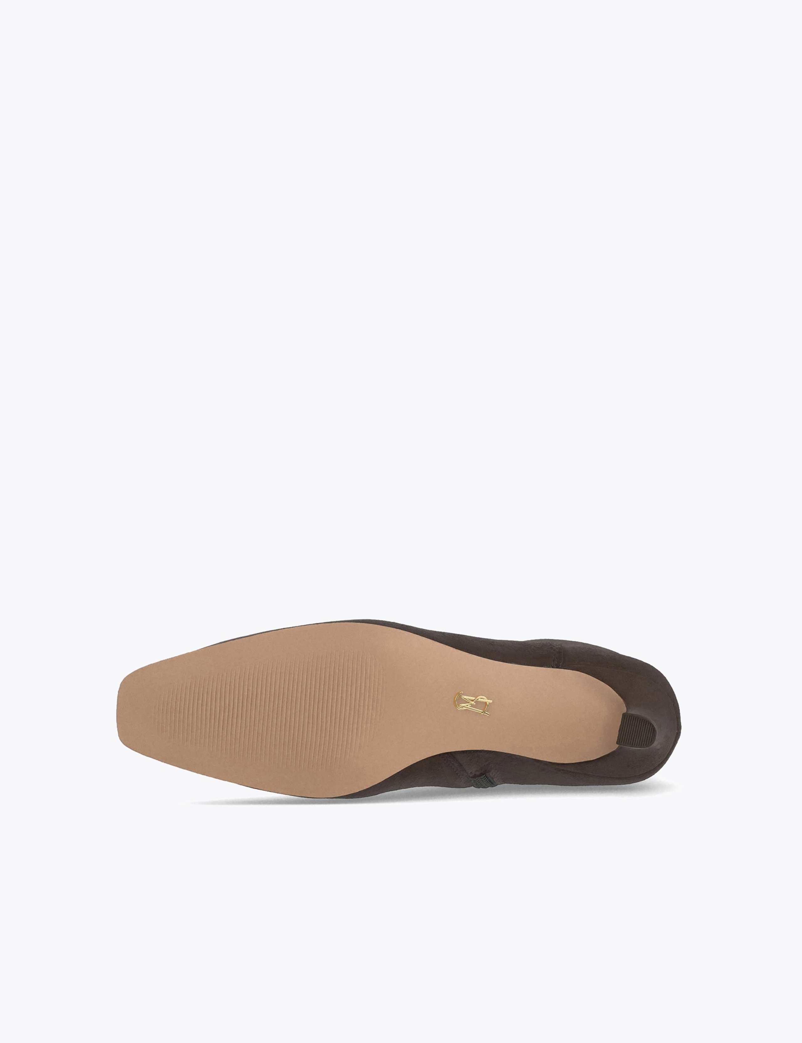 Kitten Heel Pointed Ankle Boots 5 of 6