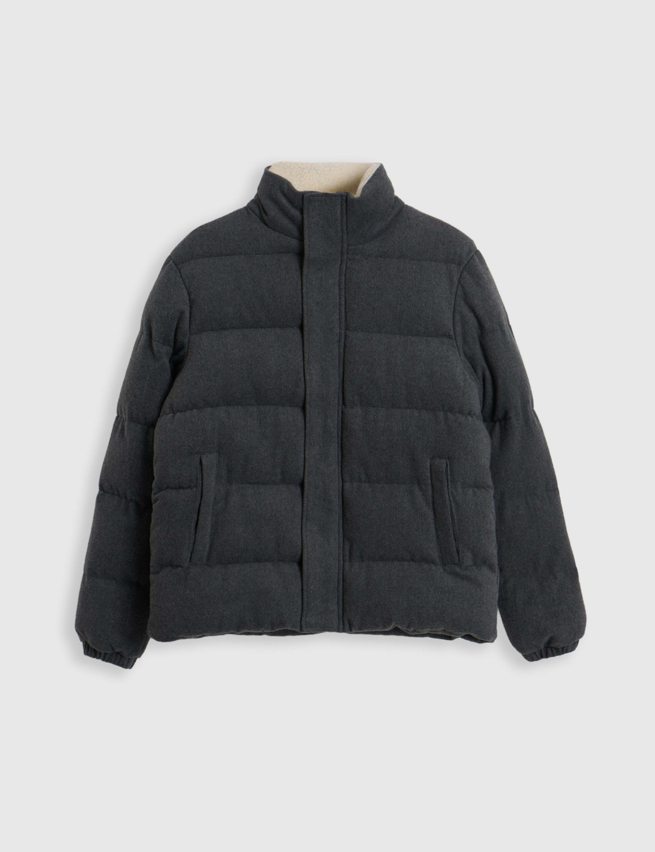 Brushed Puffer Coat 2 of 6