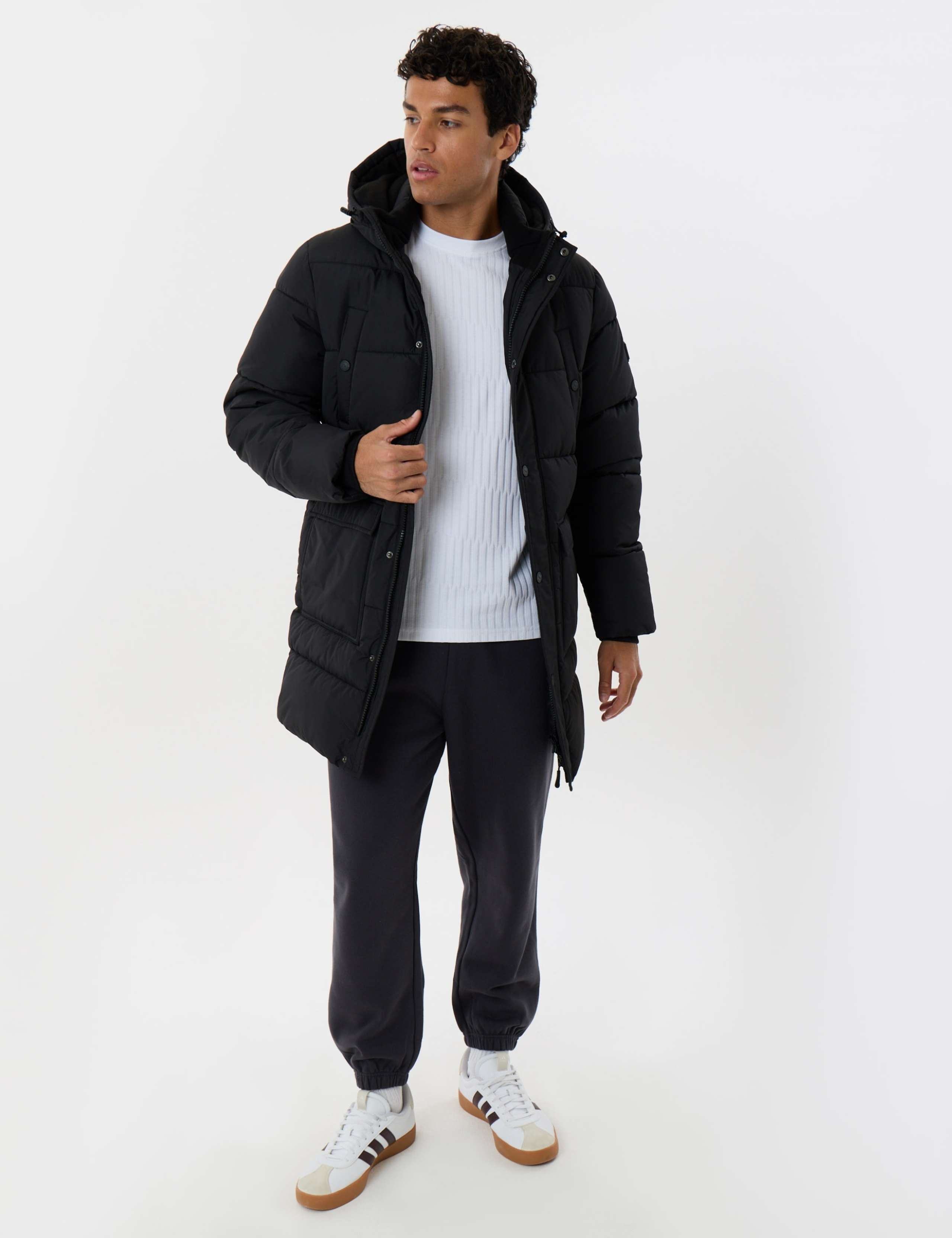 Waterproof Checked Puffer Coat 3 of 7