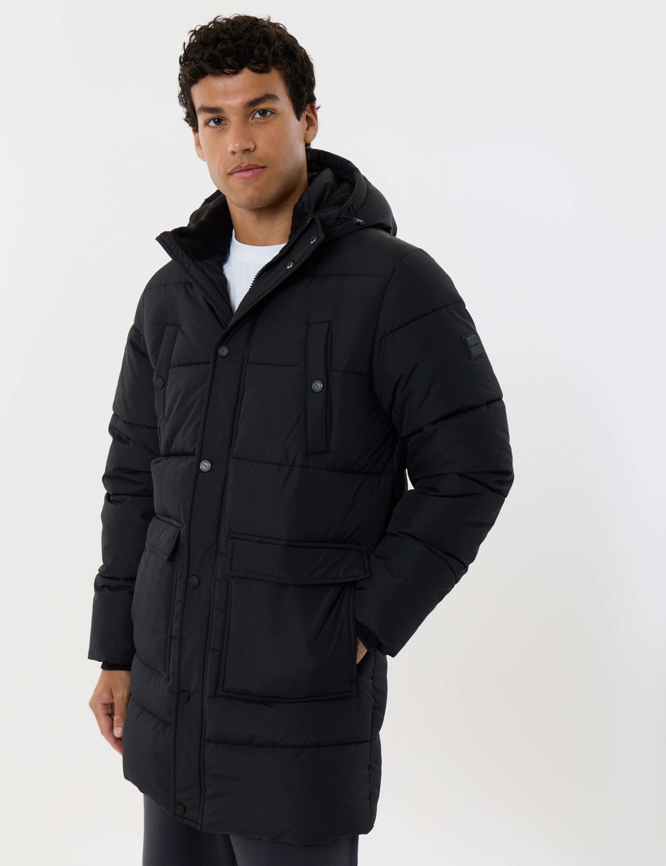 Waterproof Checked Puffer Coat 4 of 7