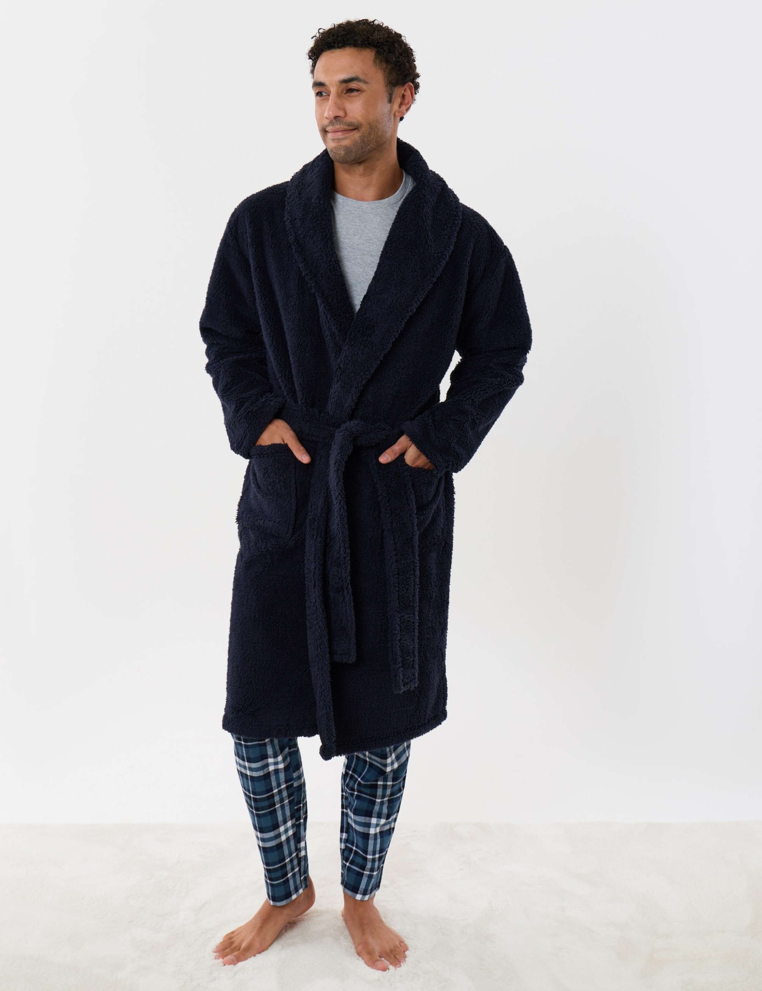 Fleece Dressing Gown 1 of 6