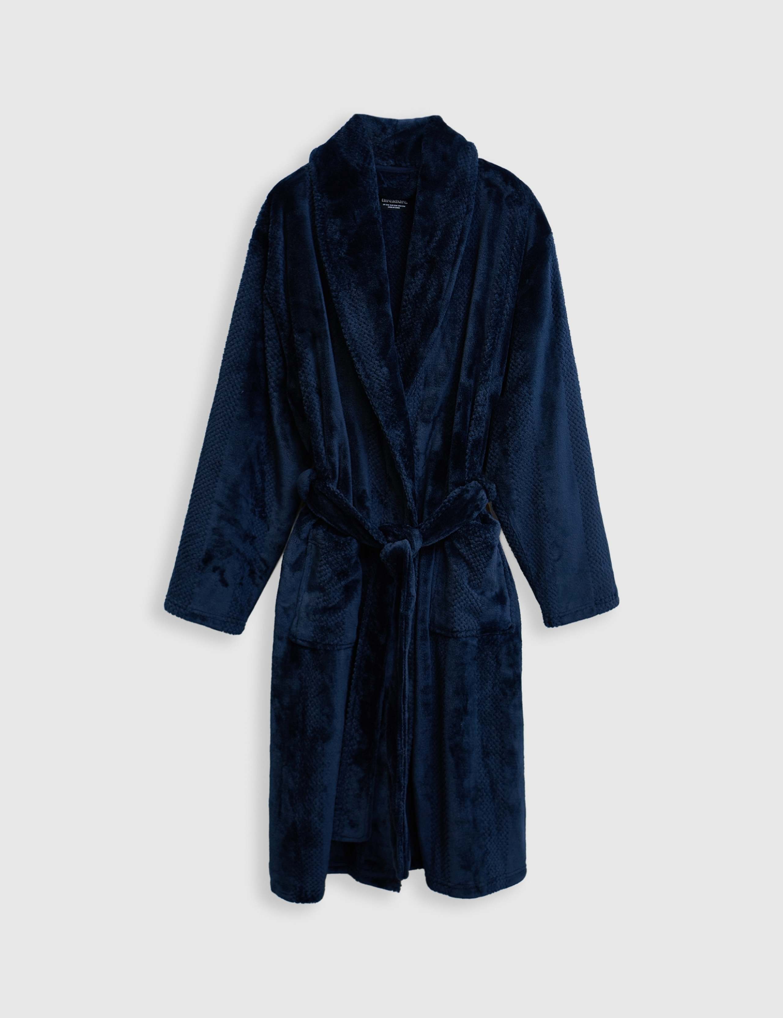 Textured Fleece Dressing Gown 2 of 5
