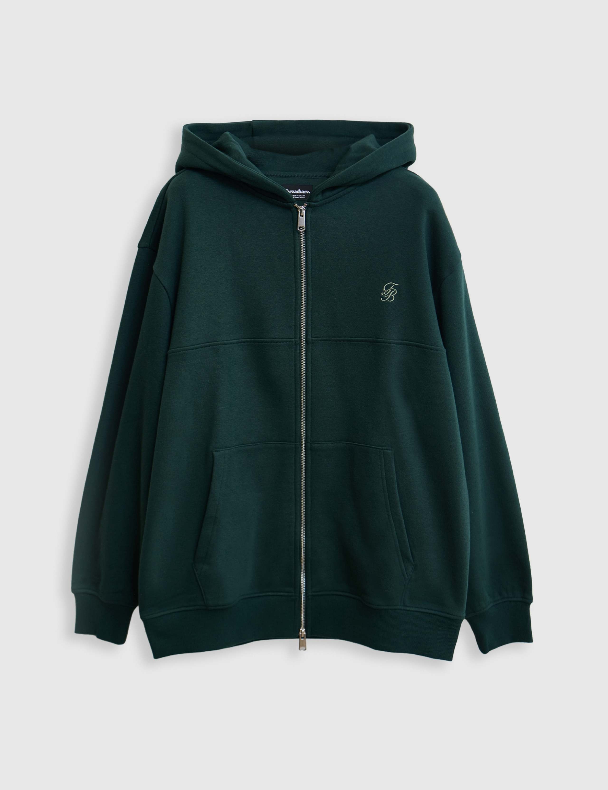 Relaxed Fit Cotton Rich Zip Up Hoodie 2 of 6