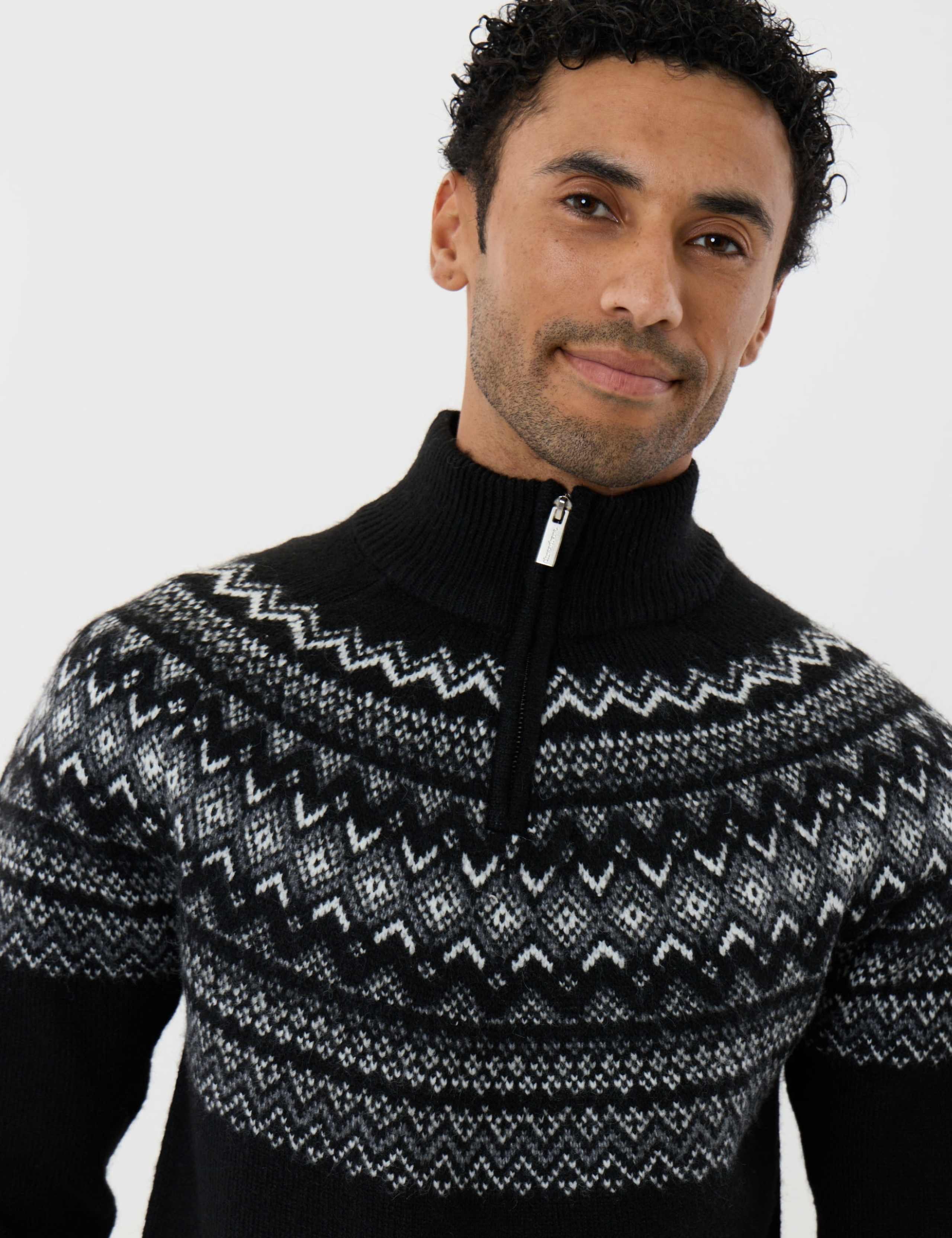 Fair Isle Funnel Neck Jumper 4 of 6