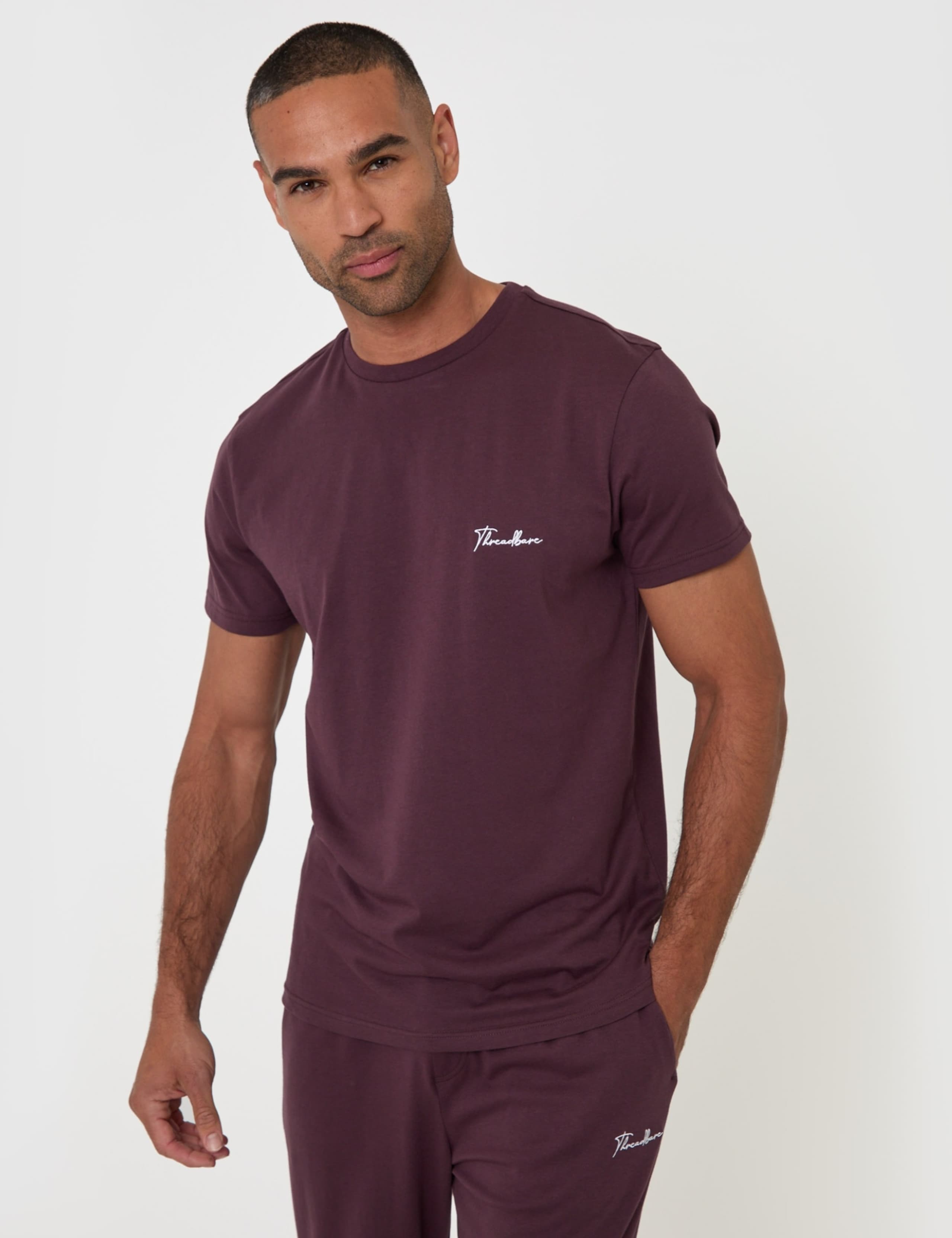 Cotton Rich Cuffed Jogger Lounge Set 3 of 5