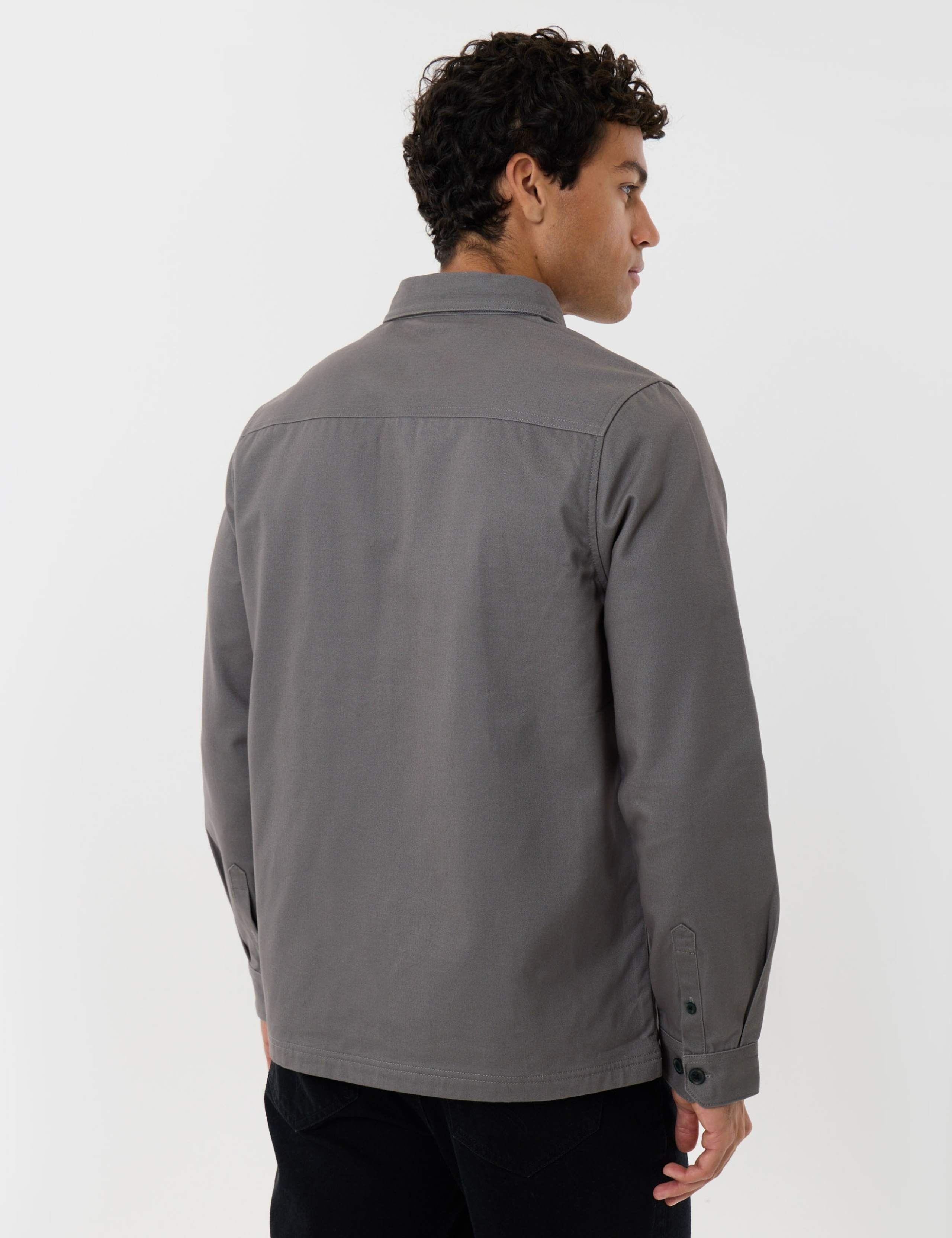 Regular Fit Pure Cotton Twill Shacket 6 of 7