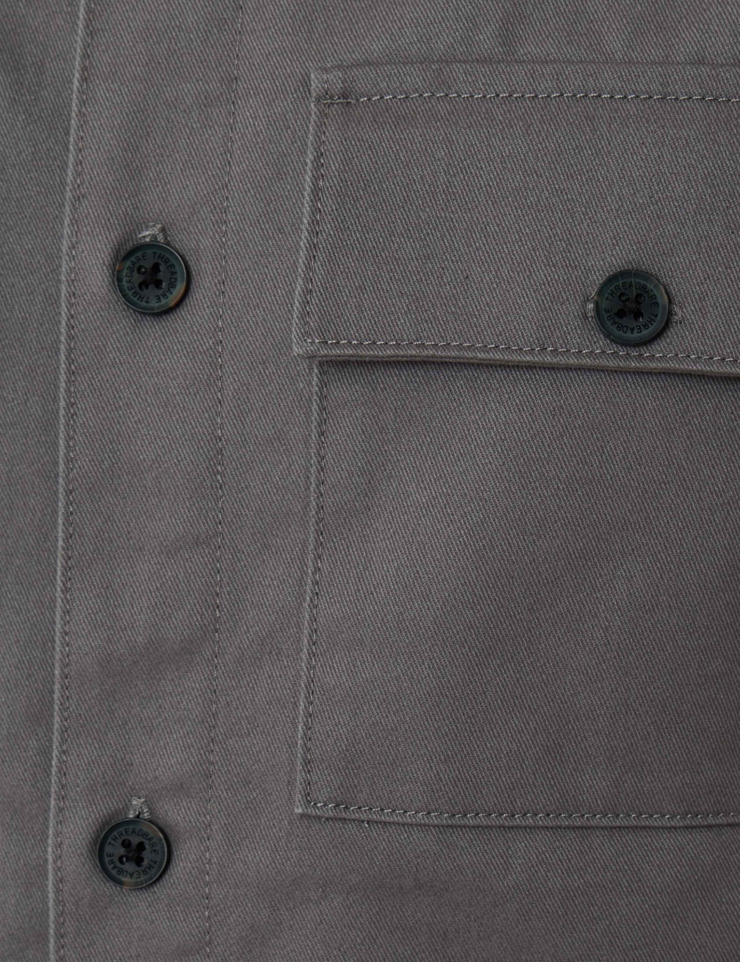 Regular Fit Pure Cotton Twill Shacket 7 of 7