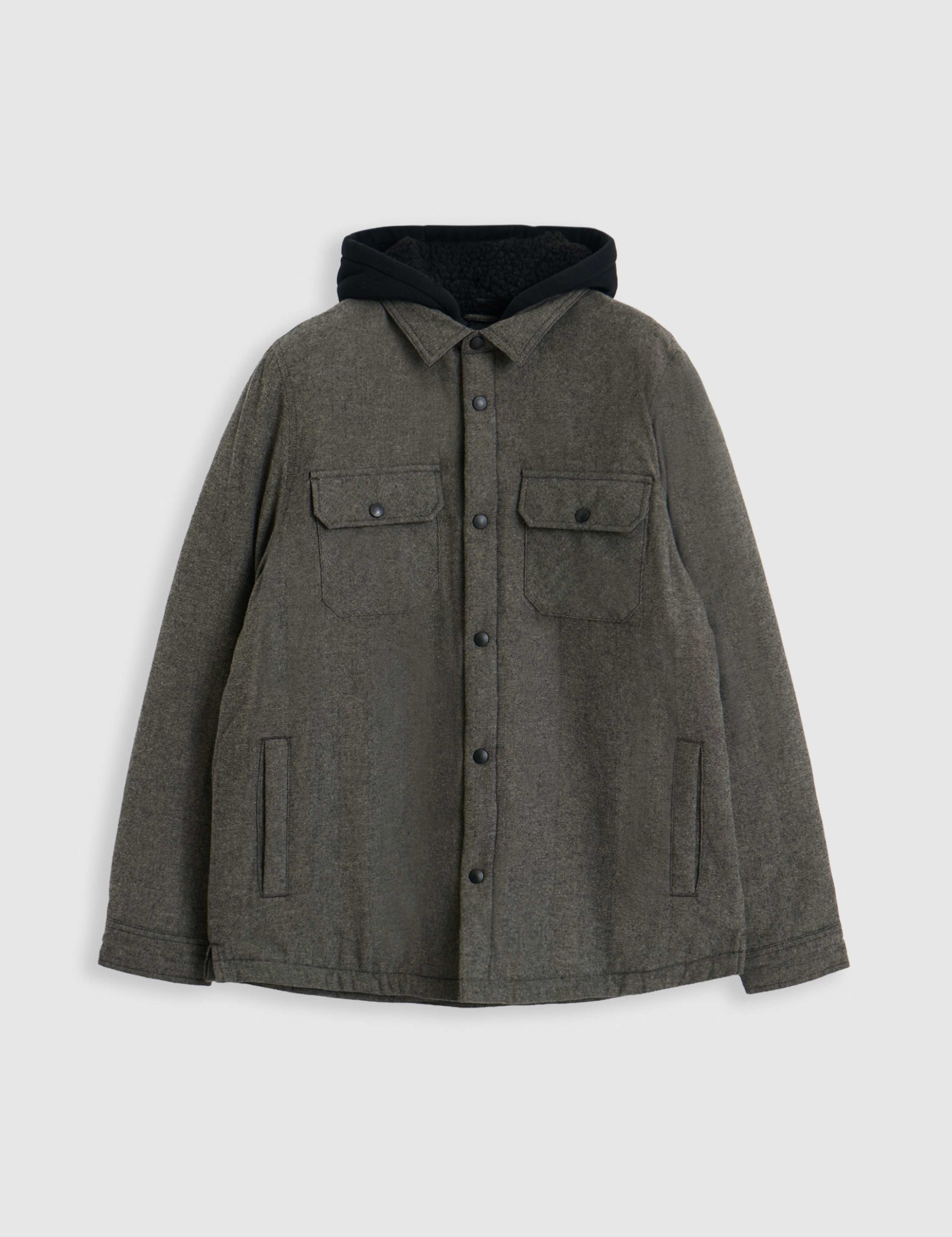 Regular Fit Pure Cotton Shacket 2 of 6