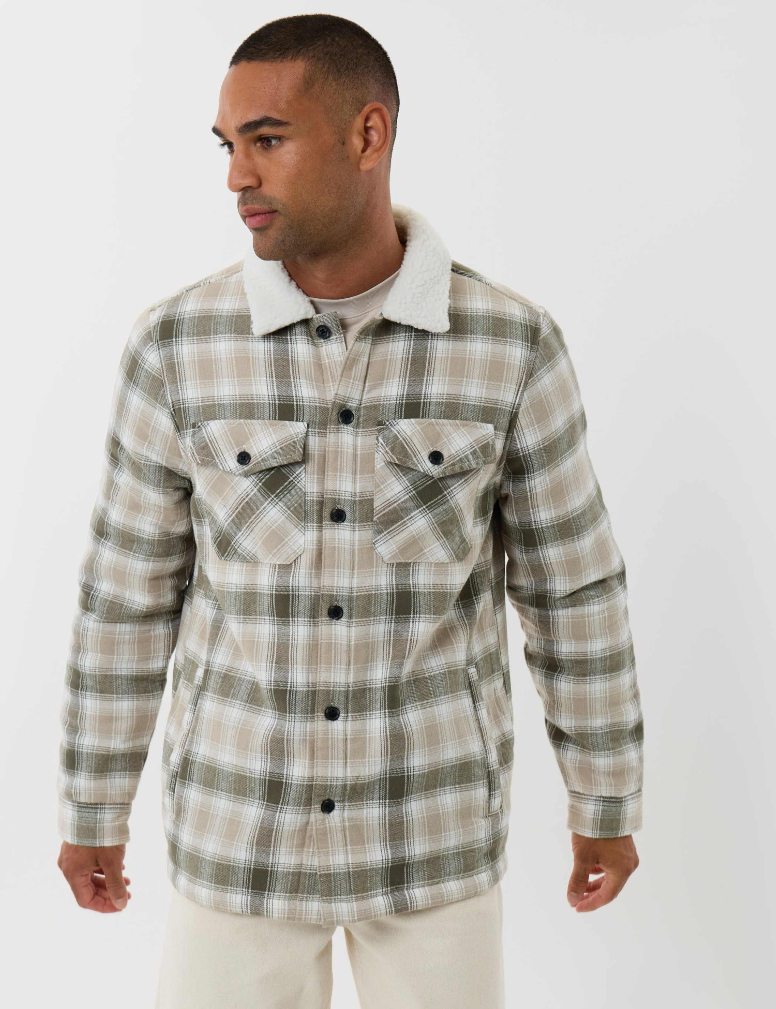 Regular Fit Pure Cotton Shacket 3 of 6