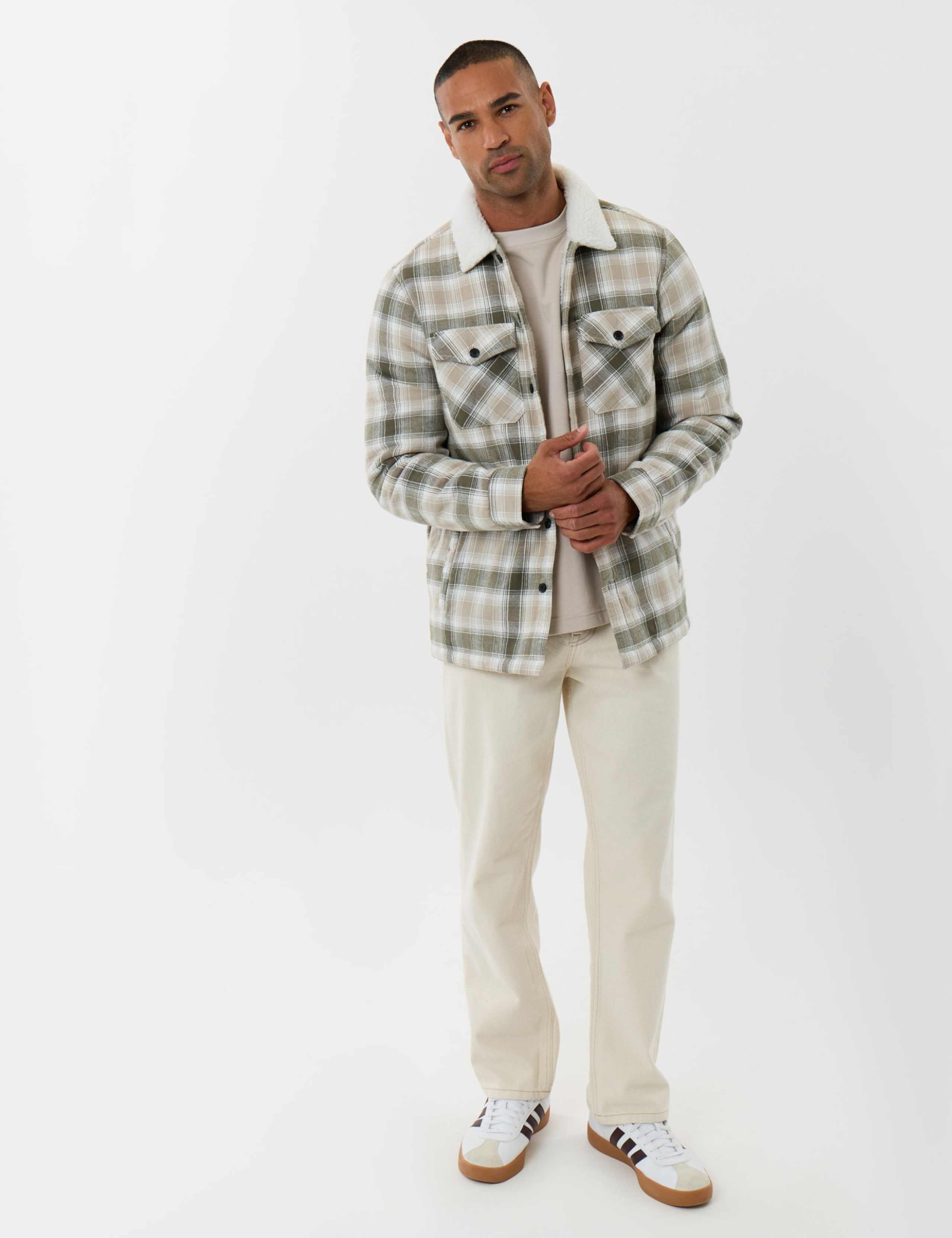Regular Fit Pure Cotton Shacket 4 of 6