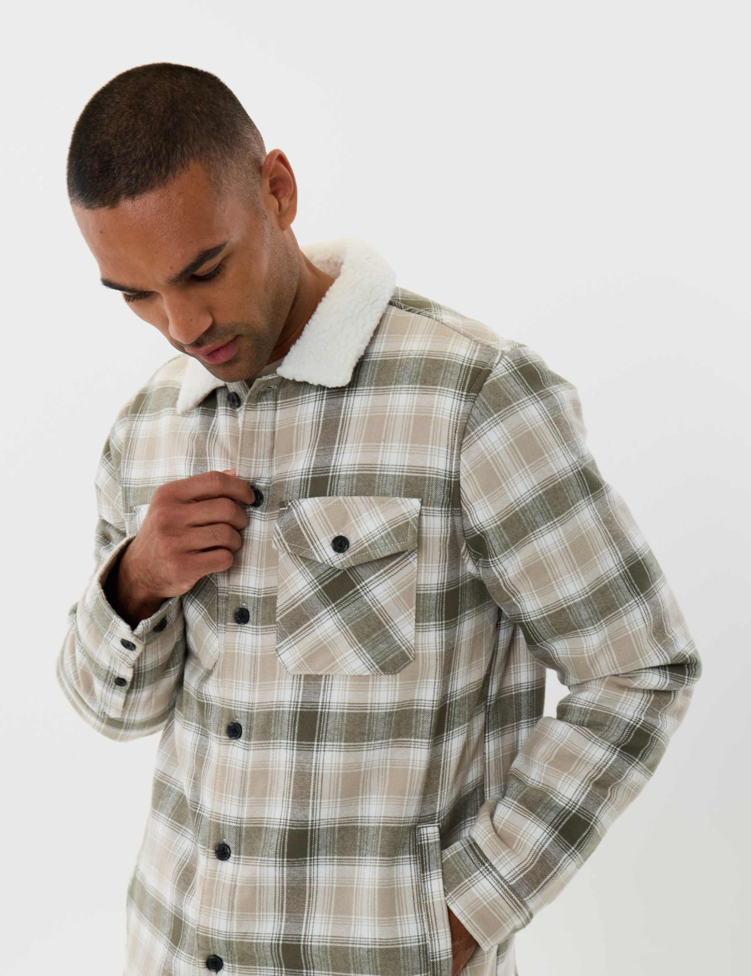 Regular Fit Pure Cotton Shacket 5 of 6