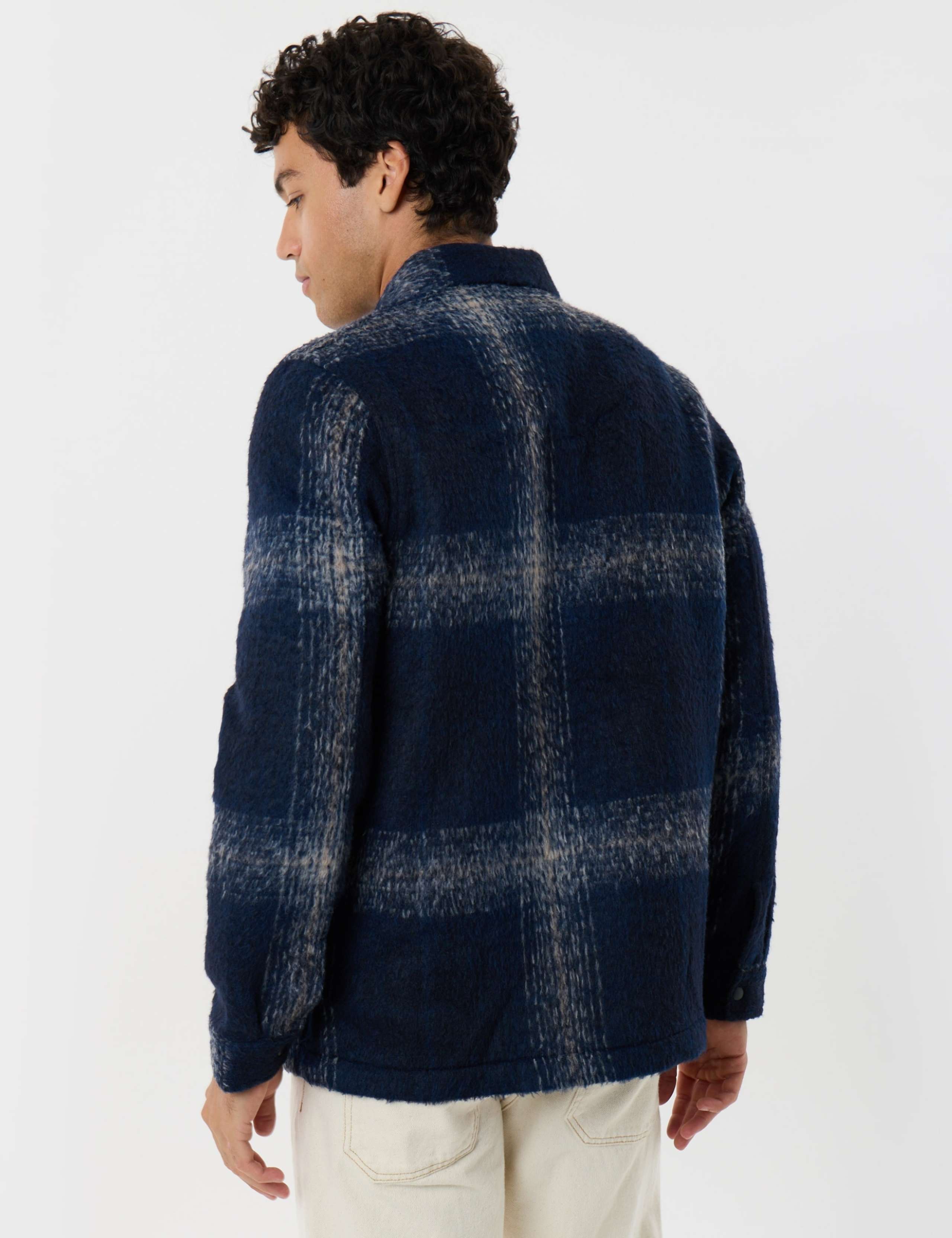 Regular Fit Textured Shacket 6 of 6