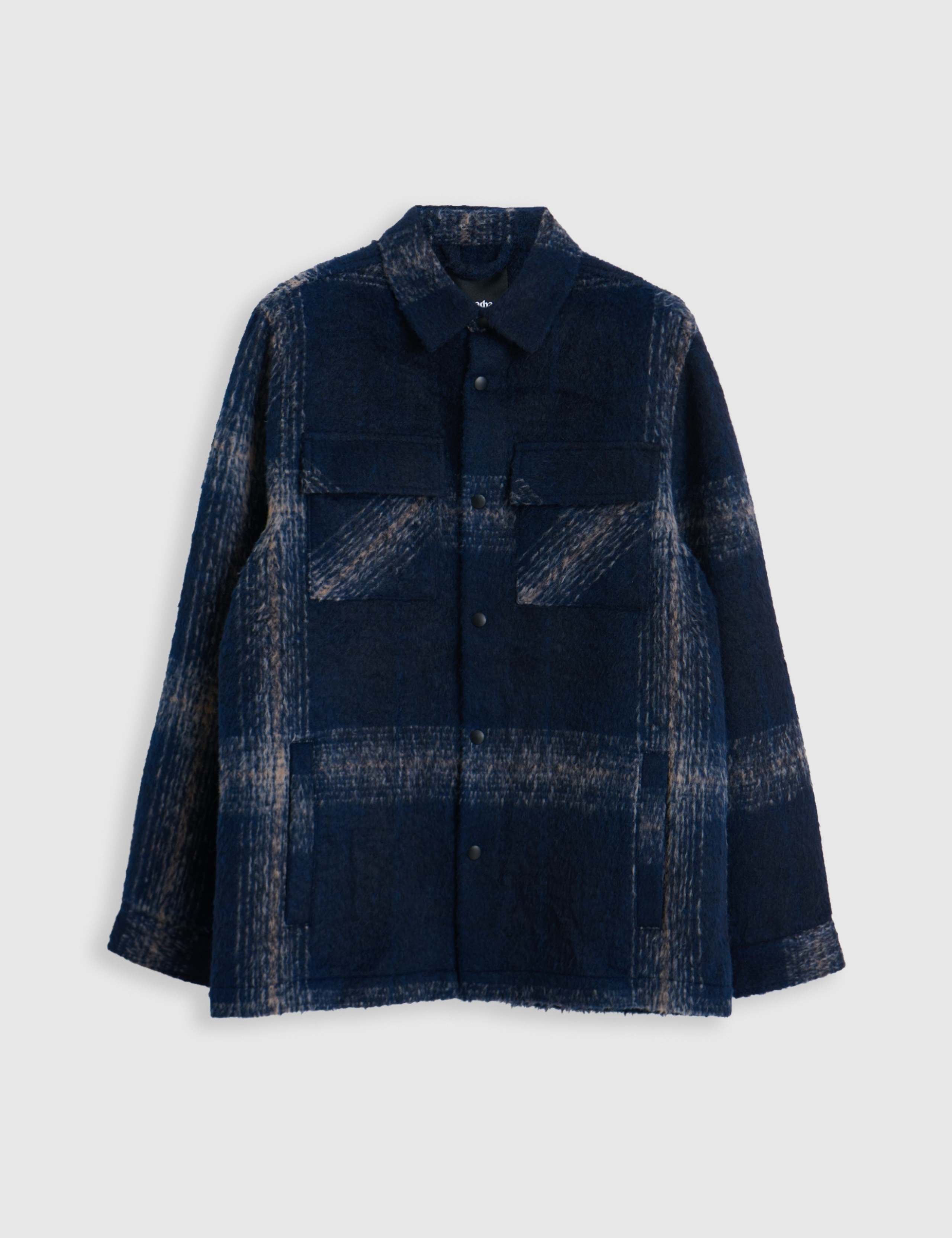 Regular Fit Textured Shacket 2 of 6