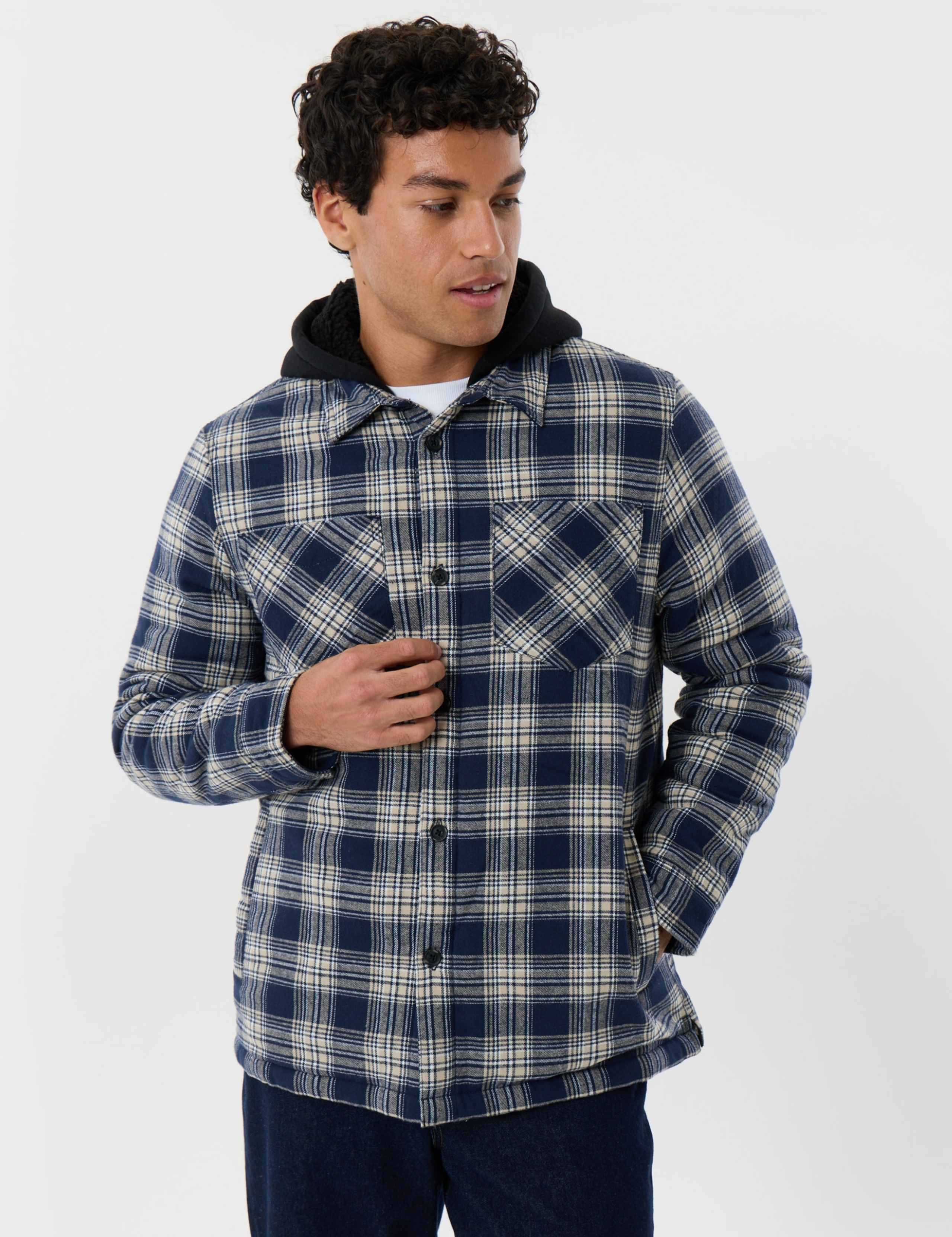 Regular Fit Brushed Cotton Shacket 4 of 6