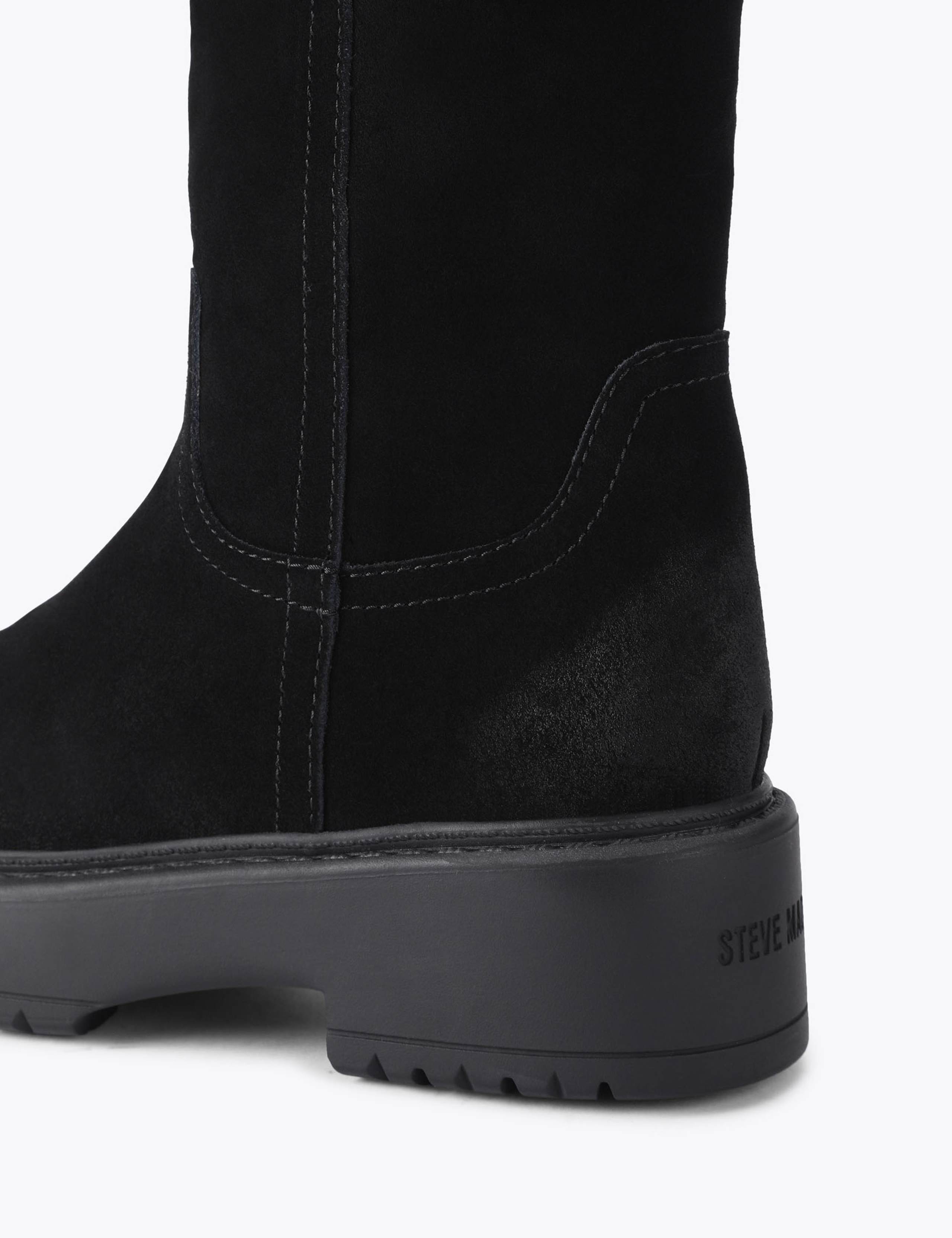 Ruckus Suede Flat Knee High Boots 4 of 4